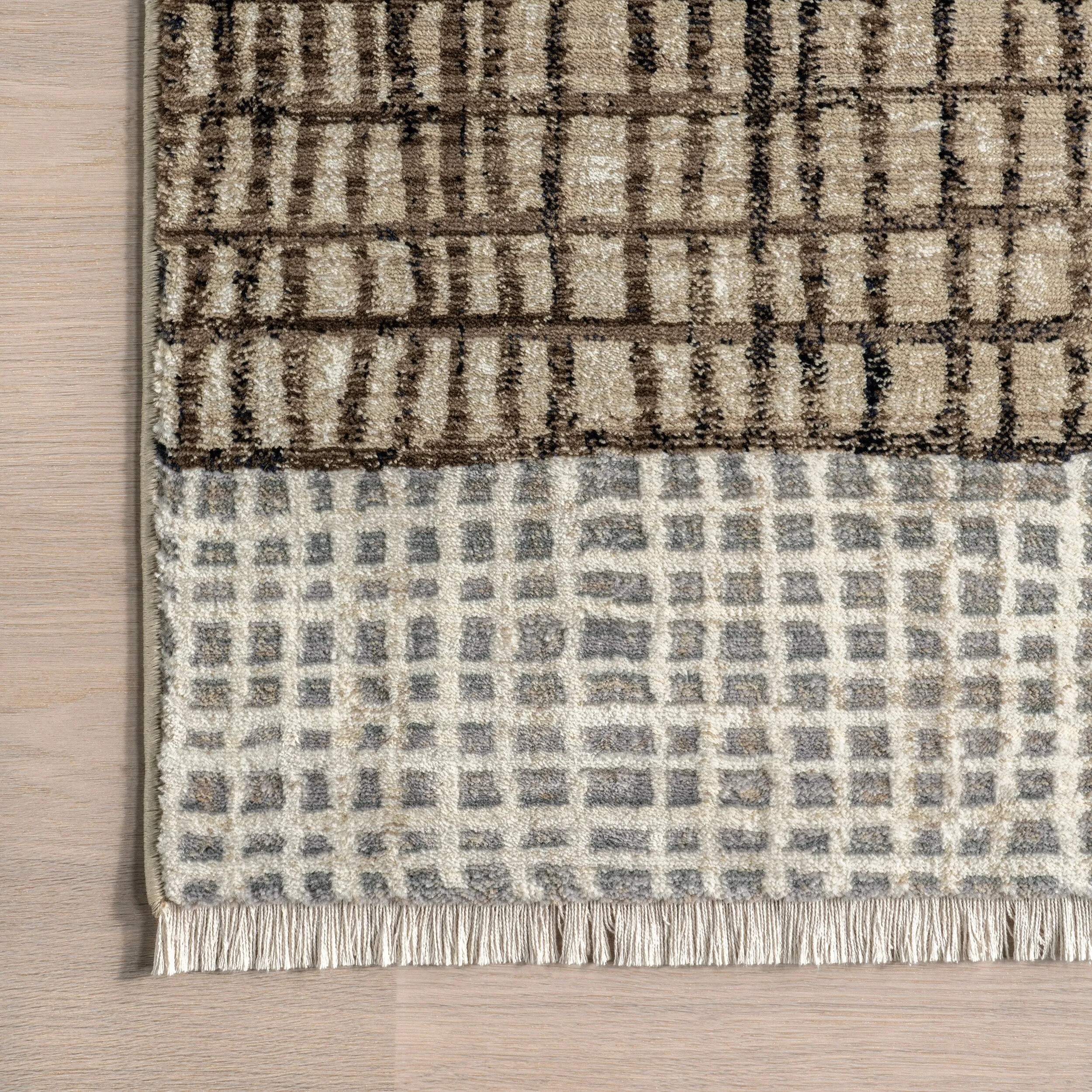Park Abstract Checked Area Rug