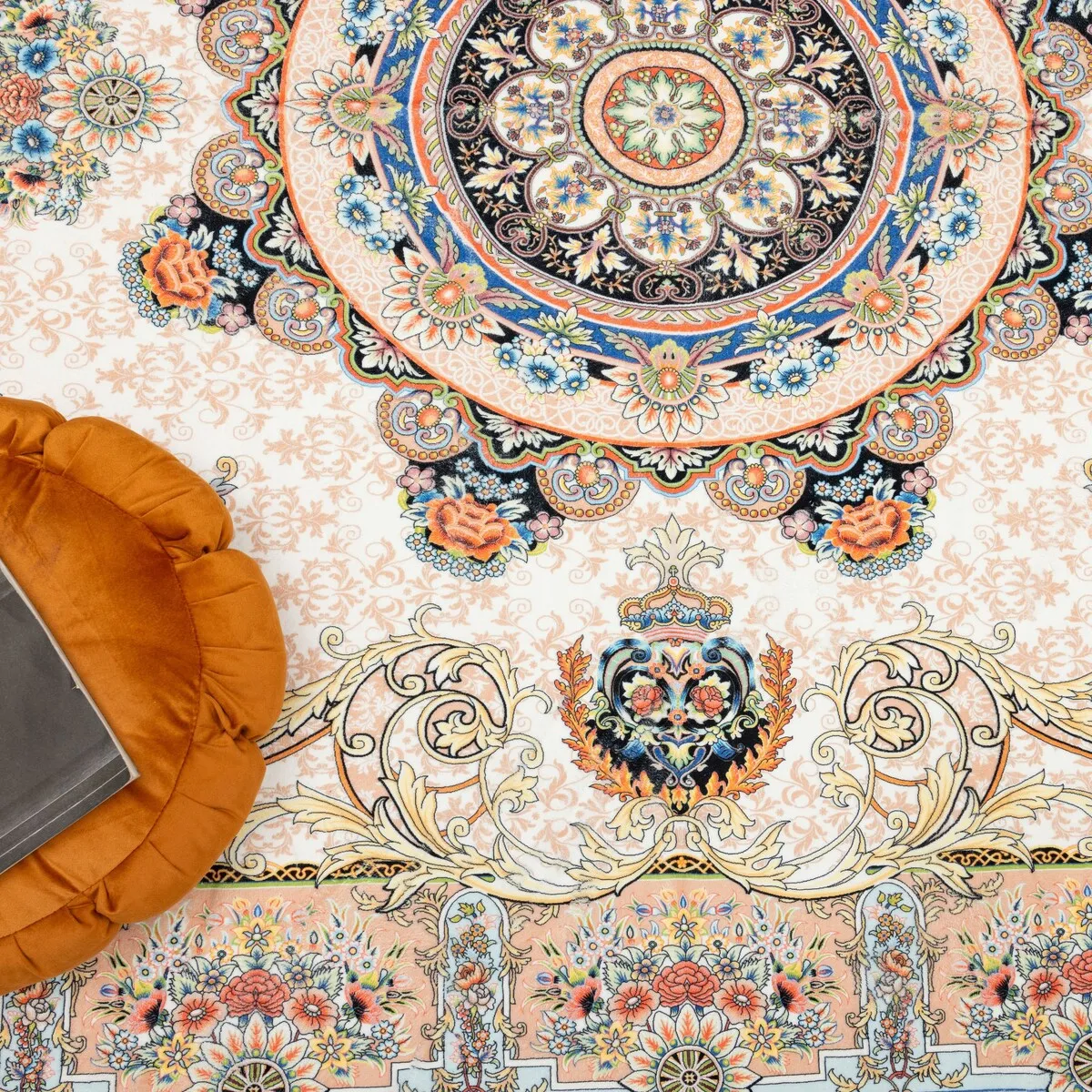 Pearl Velvet Area Rug LY005