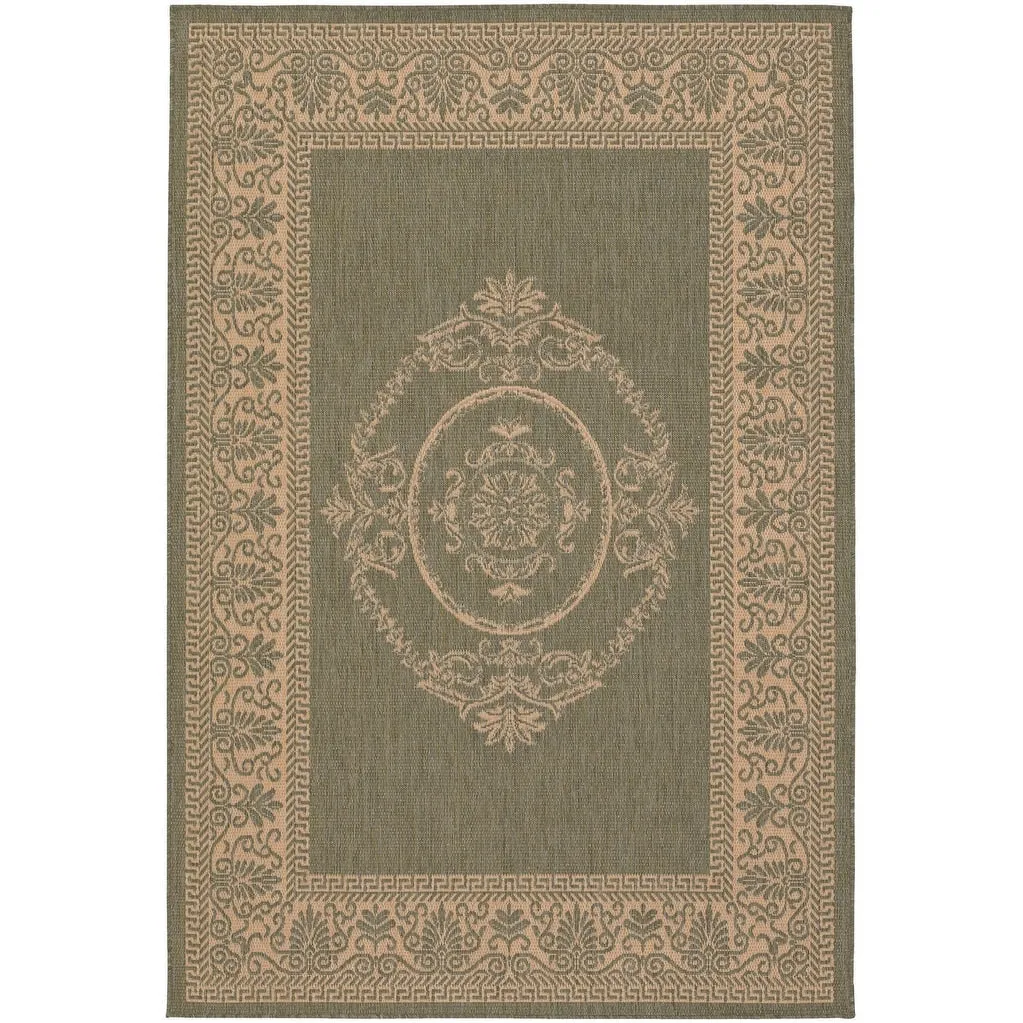 Pergola Emblem Indoor/ Outdoor Area Rug