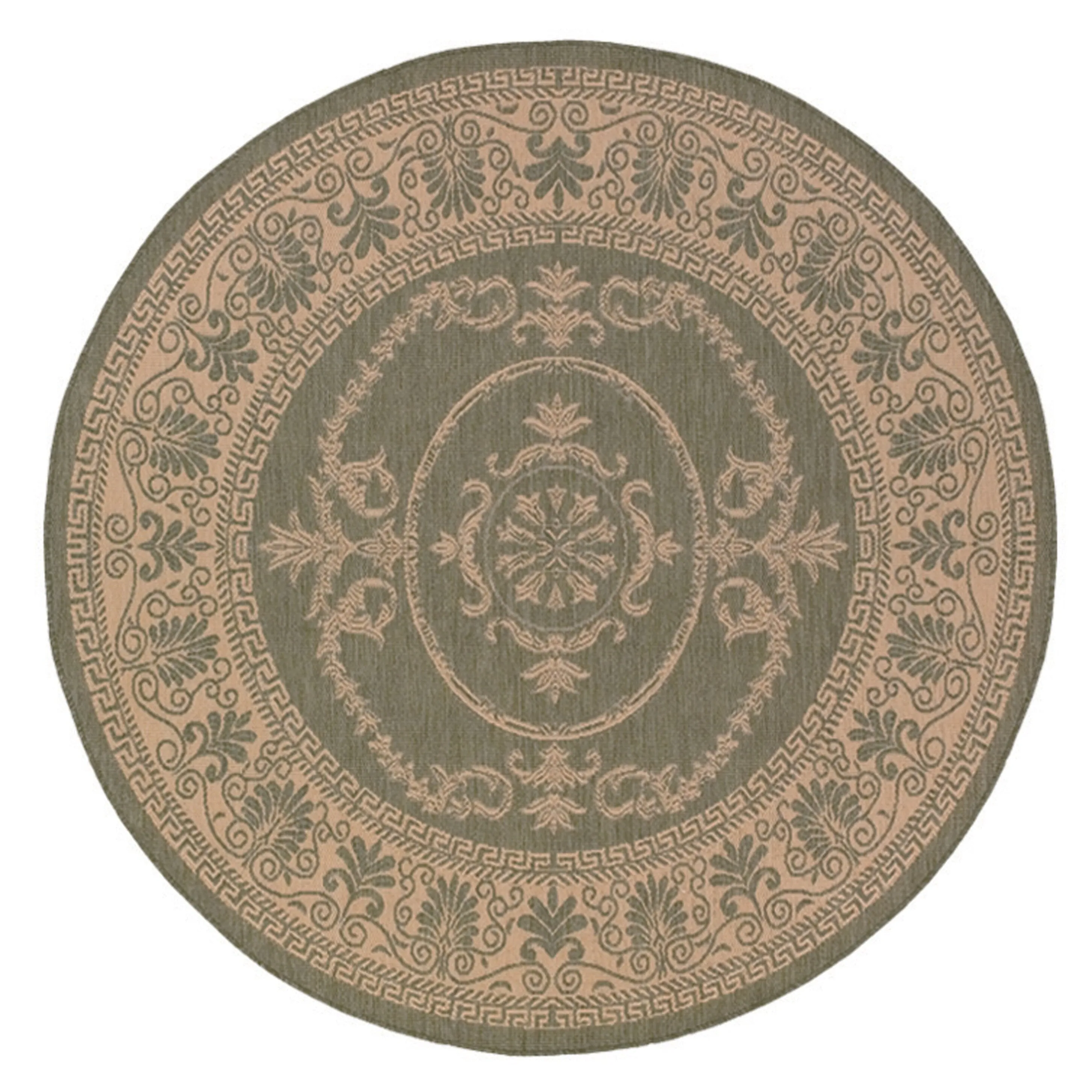 Pergola Emblem Indoor/ Outdoor Area Rug