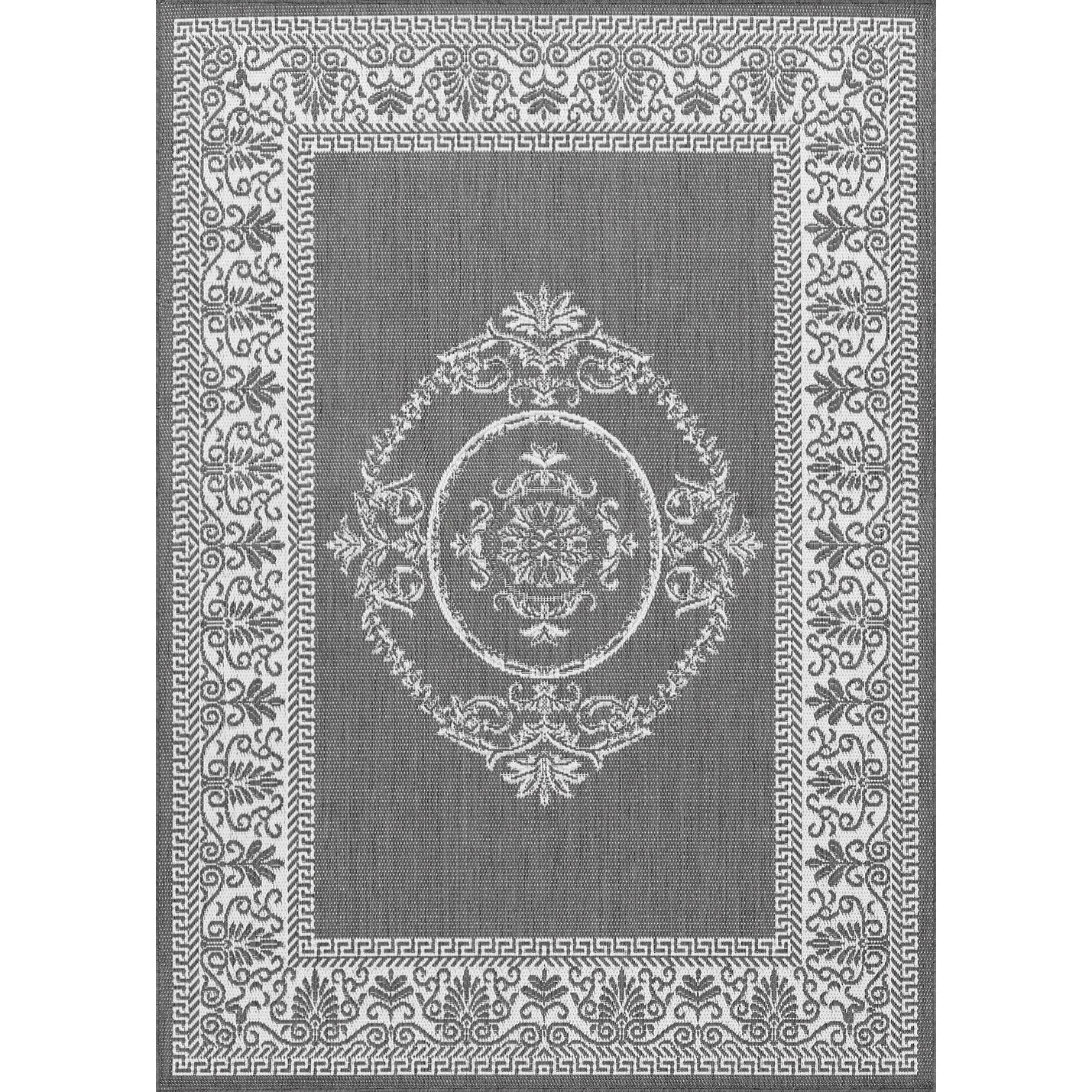 Pergola Emblem Indoor/ Outdoor Area Rug