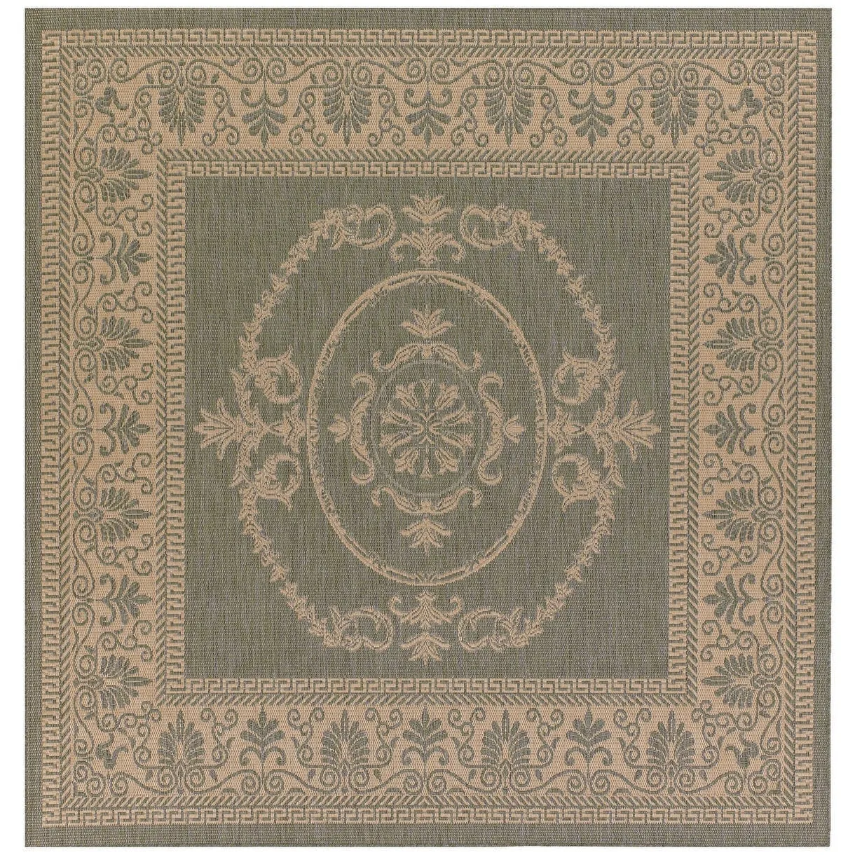 Pergola Emblem Indoor/ Outdoor Area Rug