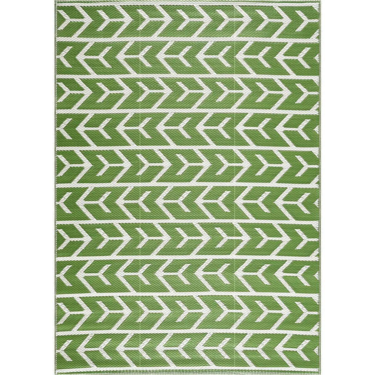 Playa Rug Outdoor Recycled Reversible Plastic Folded Mat/Rug Amsterdam Collection Lightweight & Weather. Water and UV Resistant