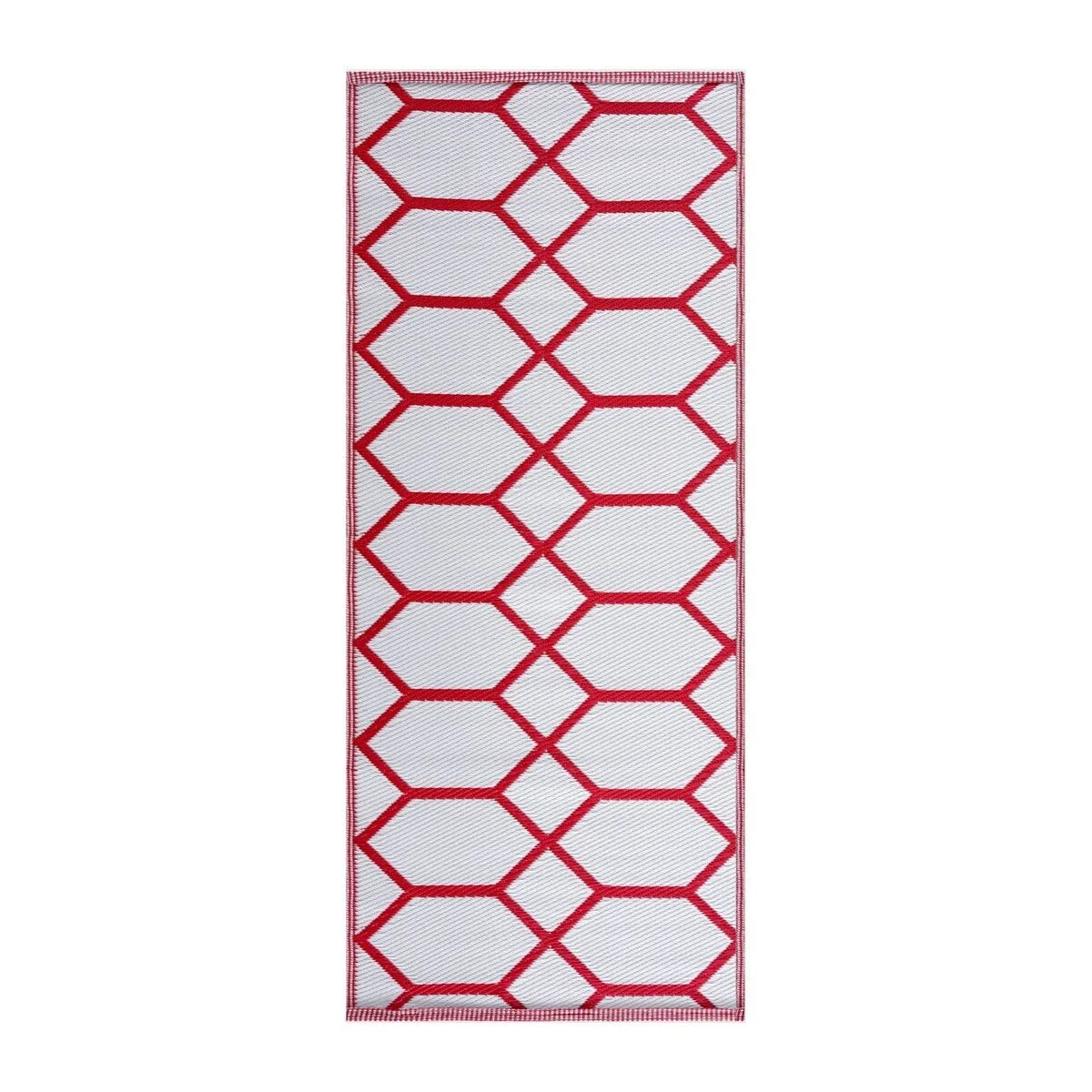 Playa Rug Outdoor Recycled Reversible Plastic Folded Mat/Rug Milan Collection Lightweight & Weather. Water and UV Resistant