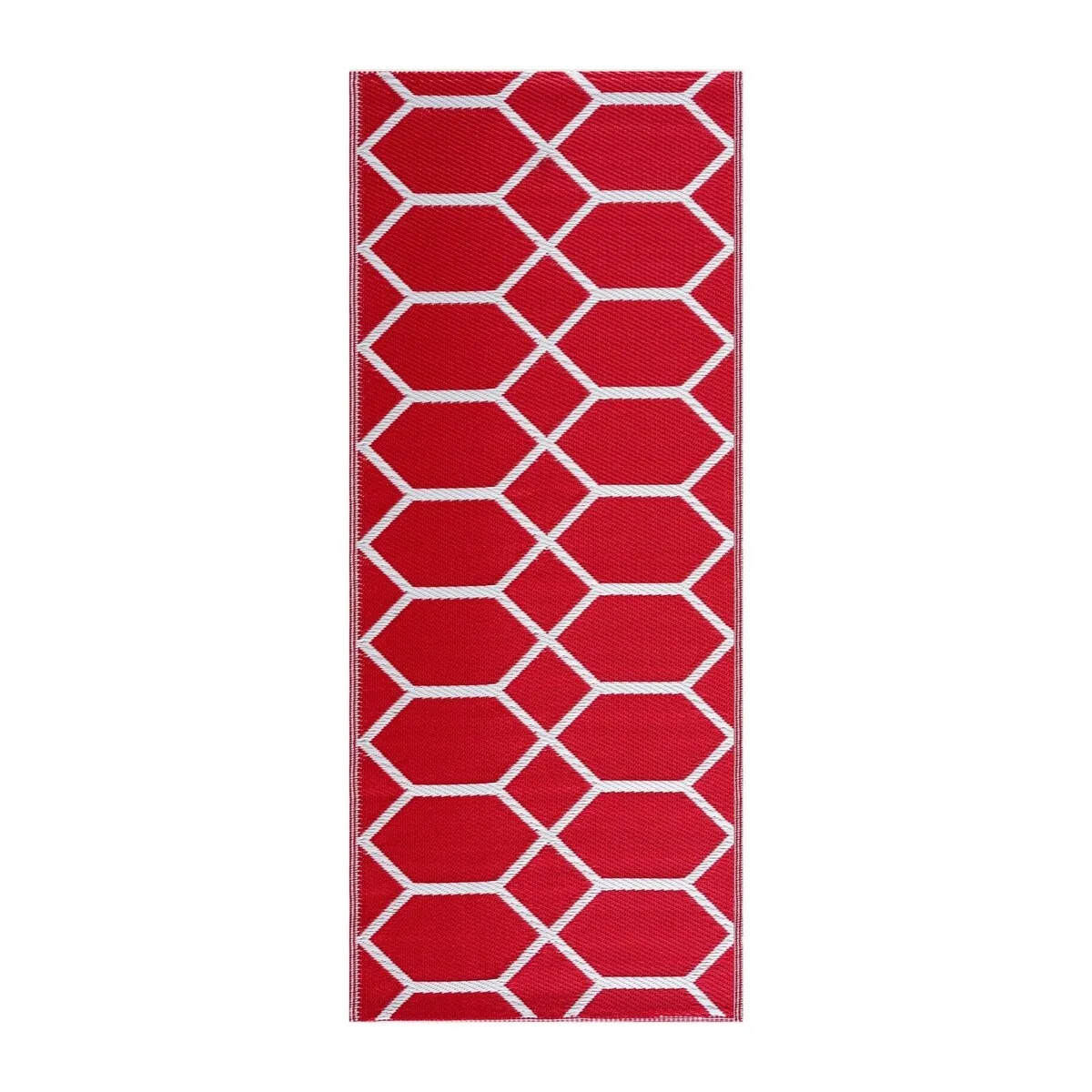 Playa Rug Outdoor Recycled Reversible Plastic Folded Mat/Rug Milan Collection Lightweight & Weather. Water and UV Resistant