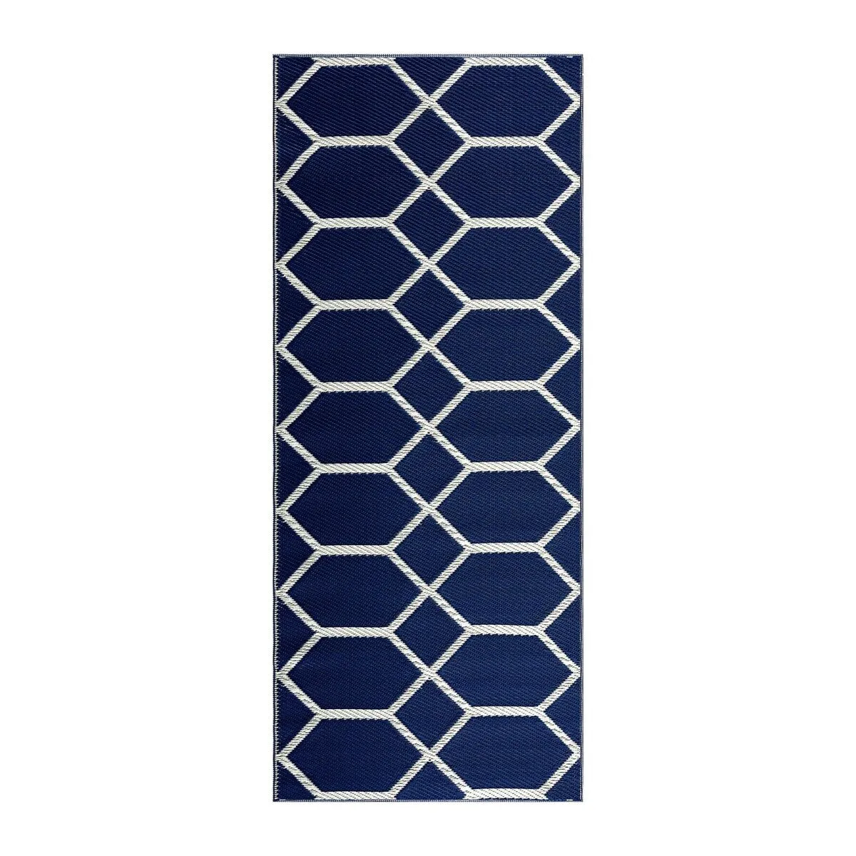 Playa Rug Outdoor Recycled Reversible Plastic Folded Mat/Rug Milan Collection Lightweight & Weather. Water and UV Resistant