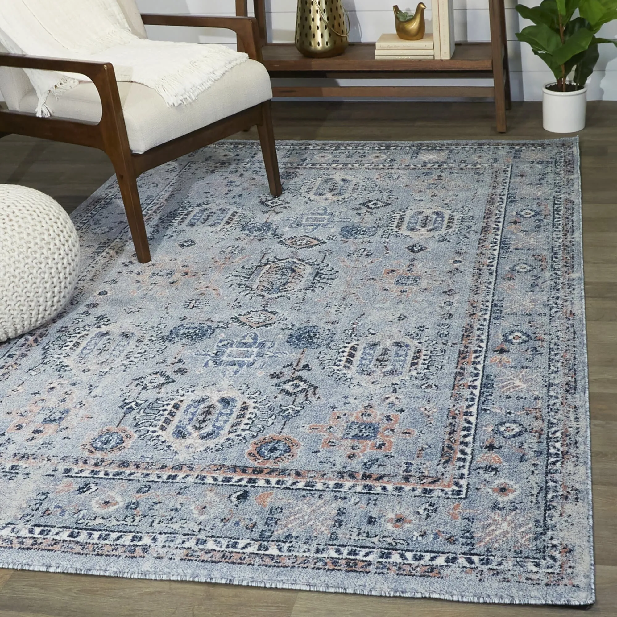 Pomeroy Vintage Oriental Medallion Area Rug