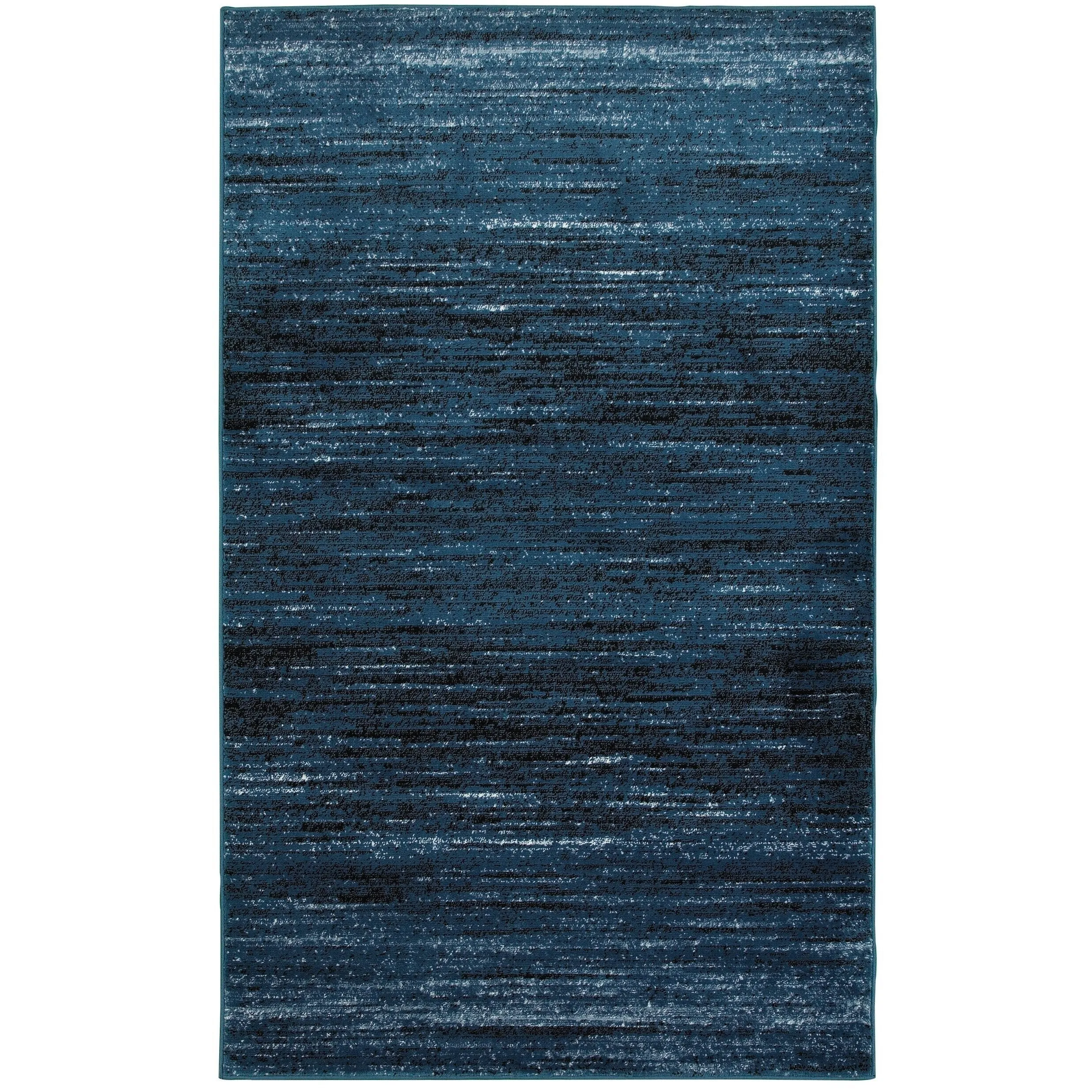Porch & Den Alford Blue/ Black Indoor Area Rug