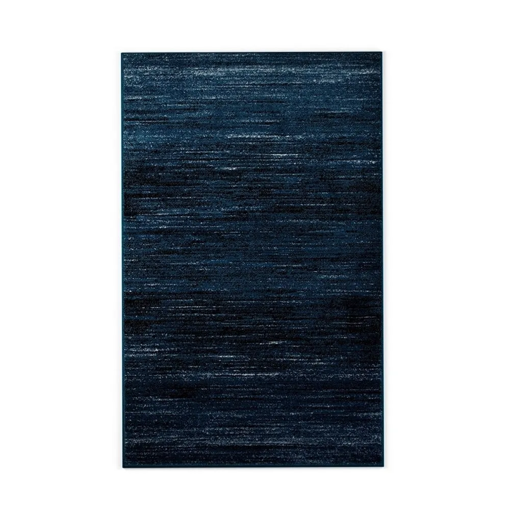 Porch & Den Alford Blue/ Black Indoor Area Rug