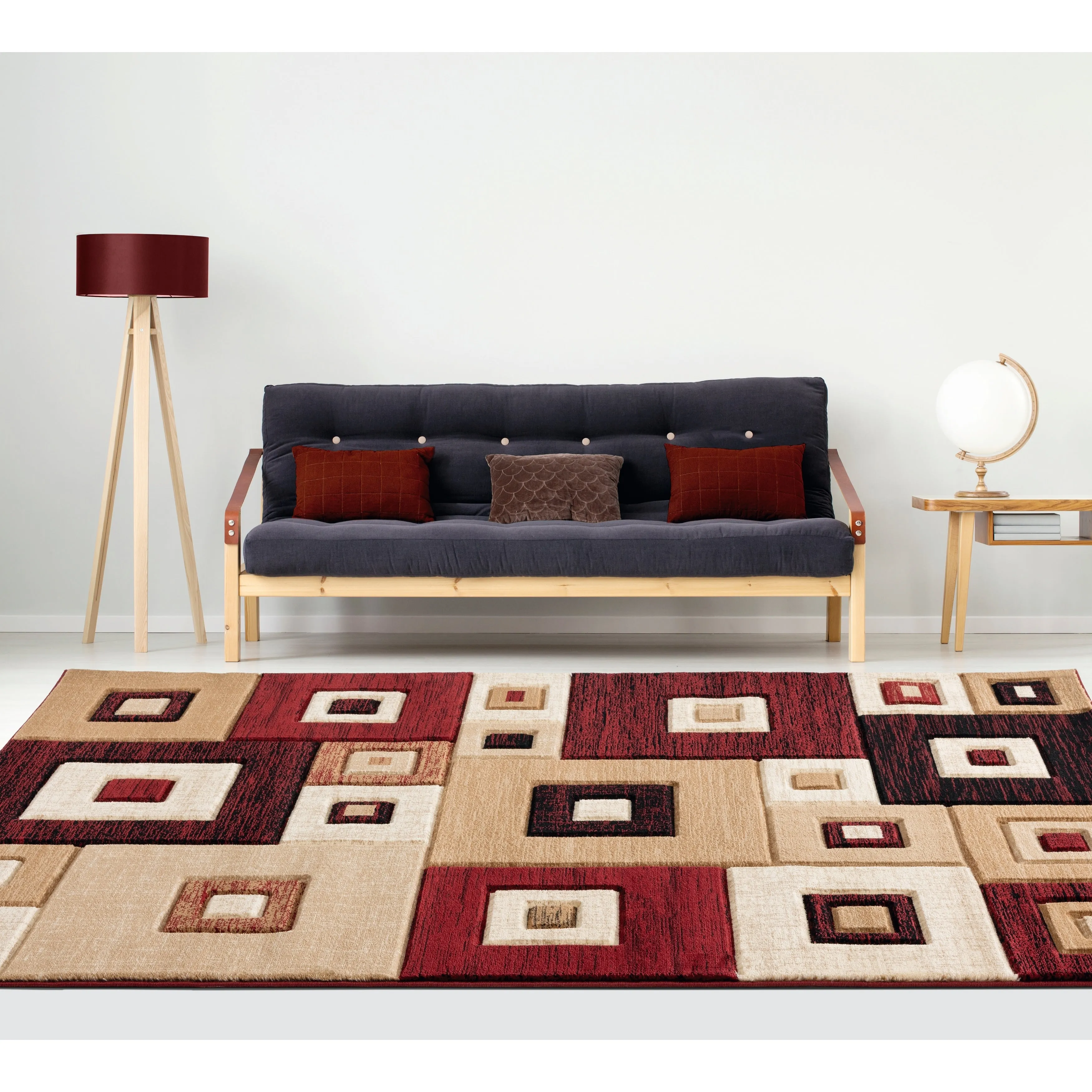 Porch & Den Cummins Hand-Carved Area Rug