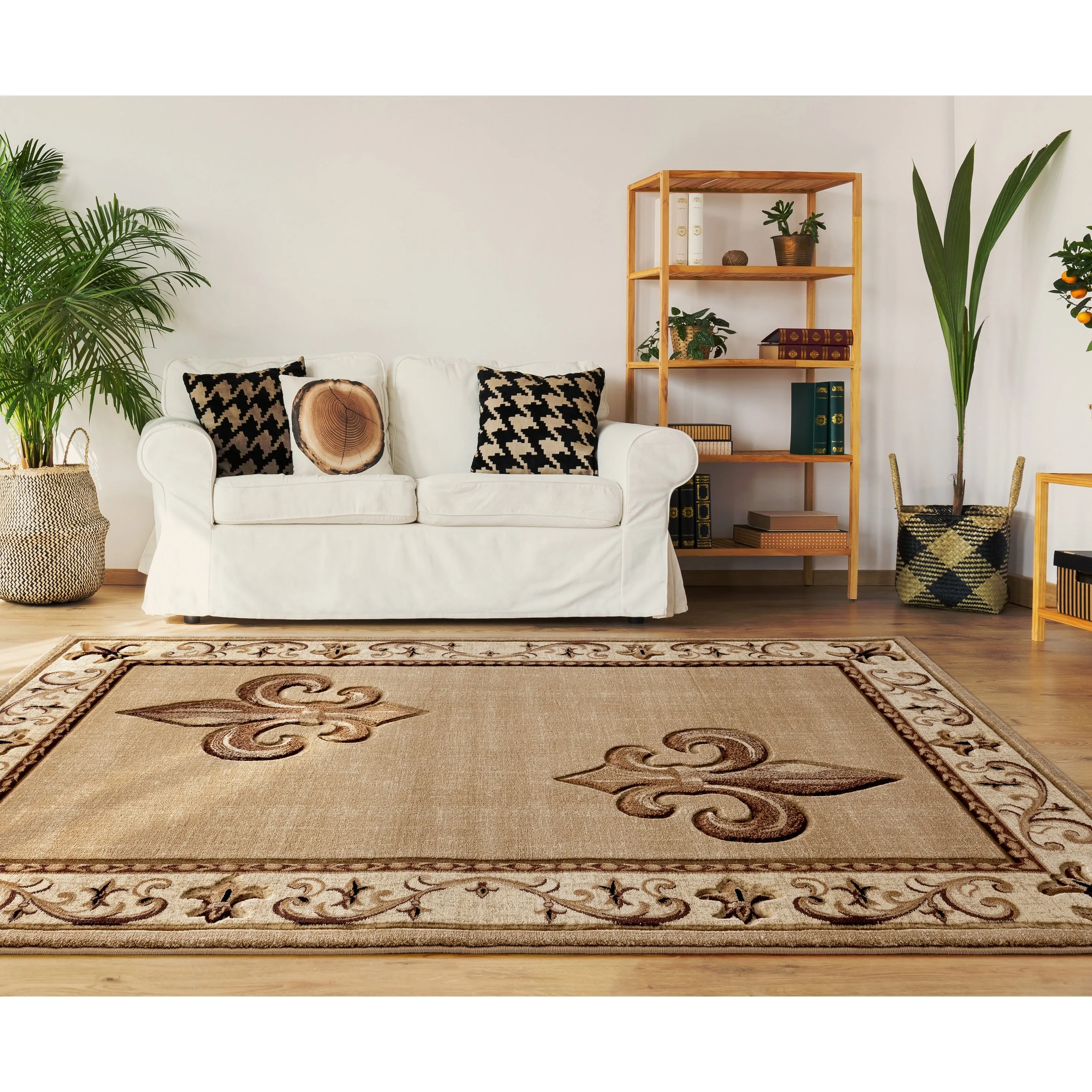 Porch & Den Curlew Hand-Carved Area Rug