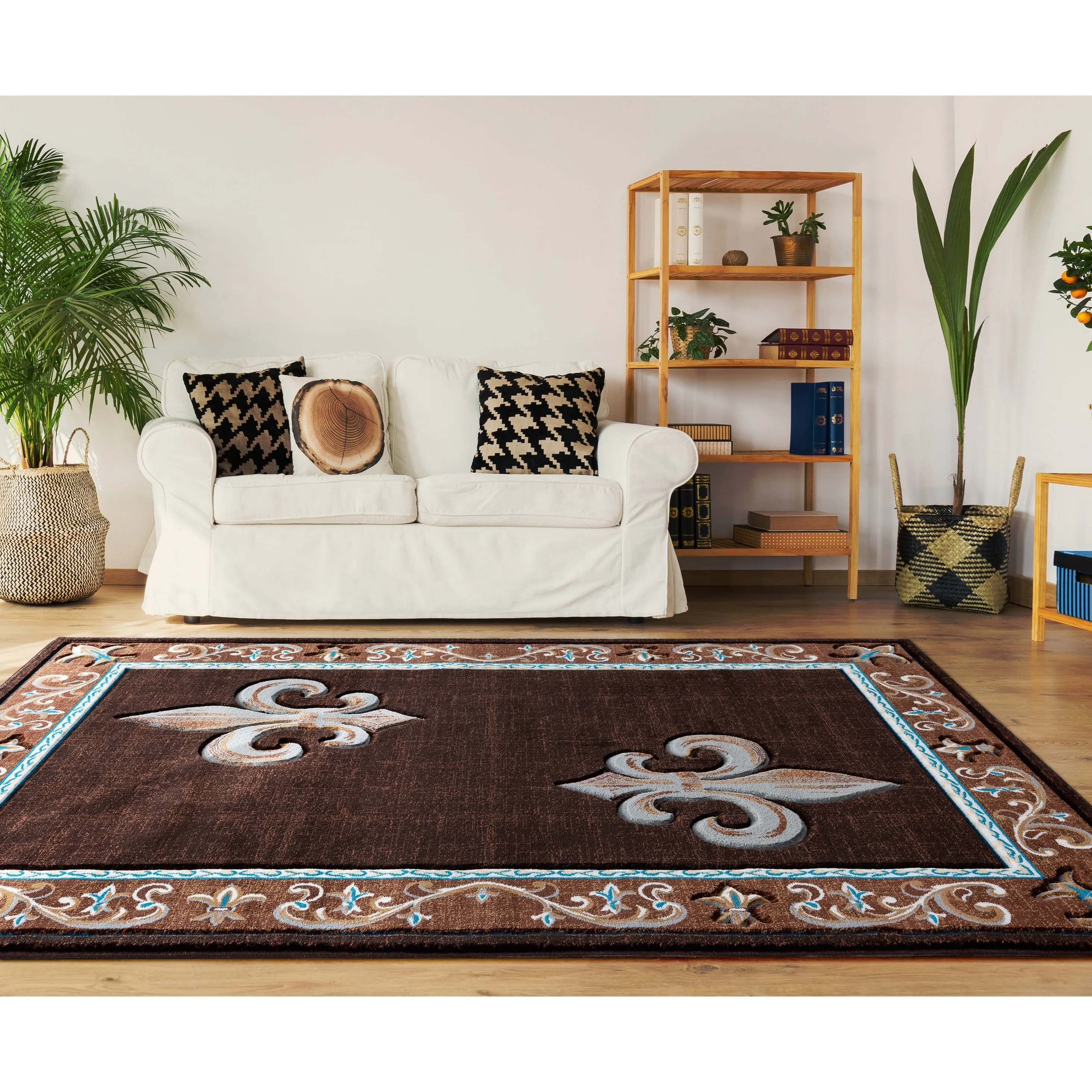 Porch & Den Curlew Hand-Carved Area Rug