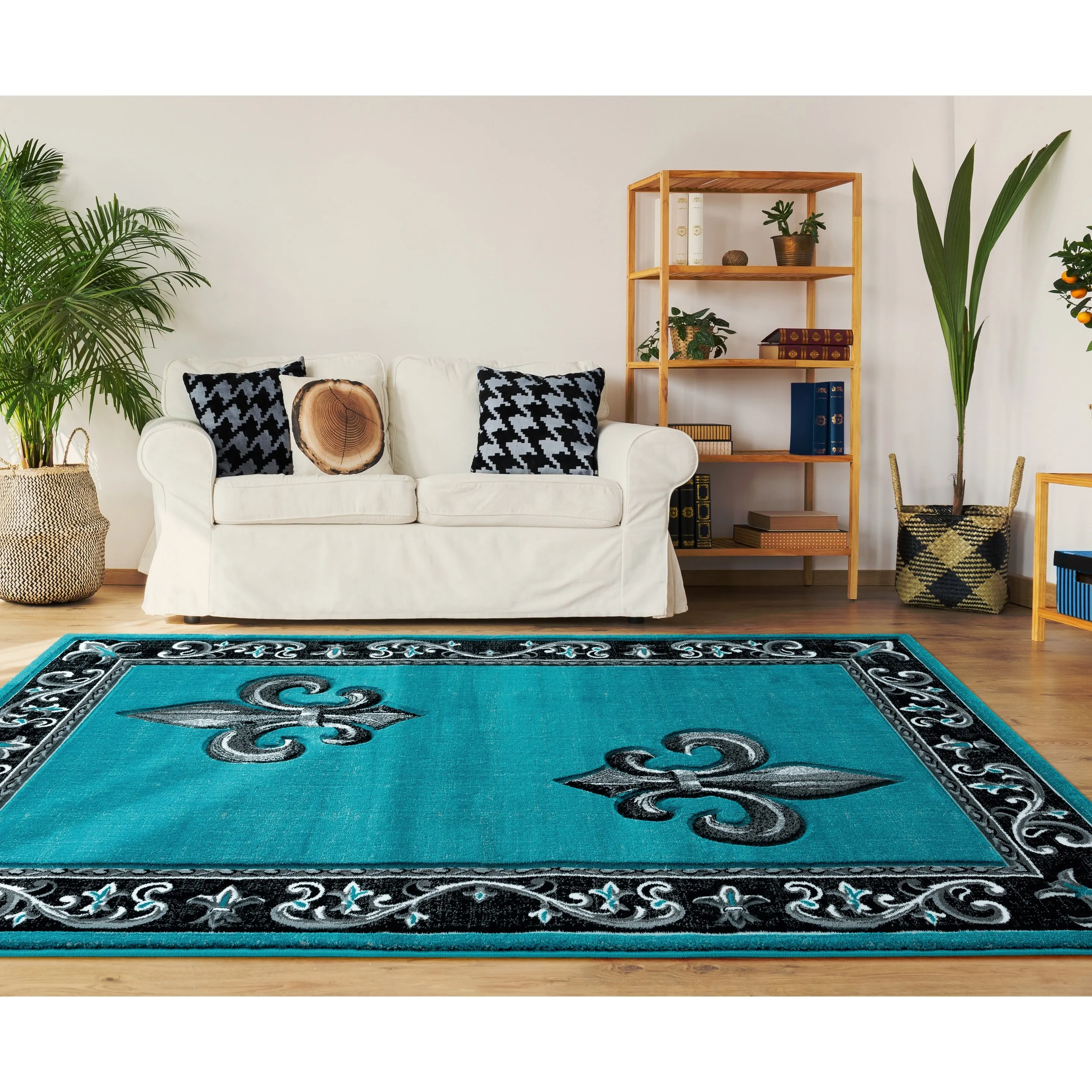 Porch & Den Curlew Hand-Carved Area Rug