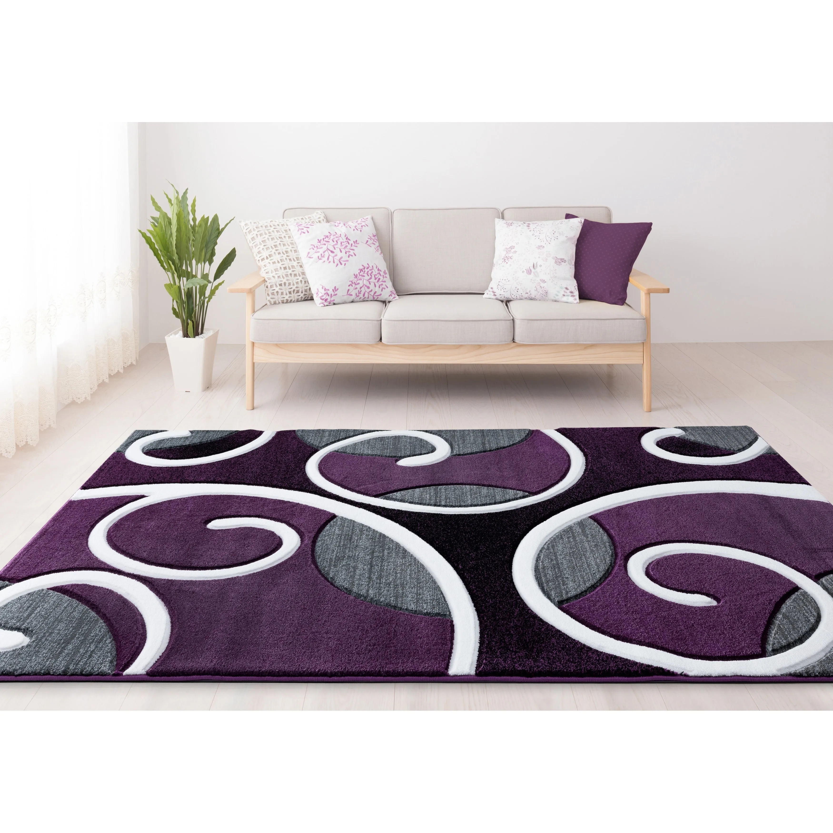 Porch & Den Damascus Hand-Carved Area Rug