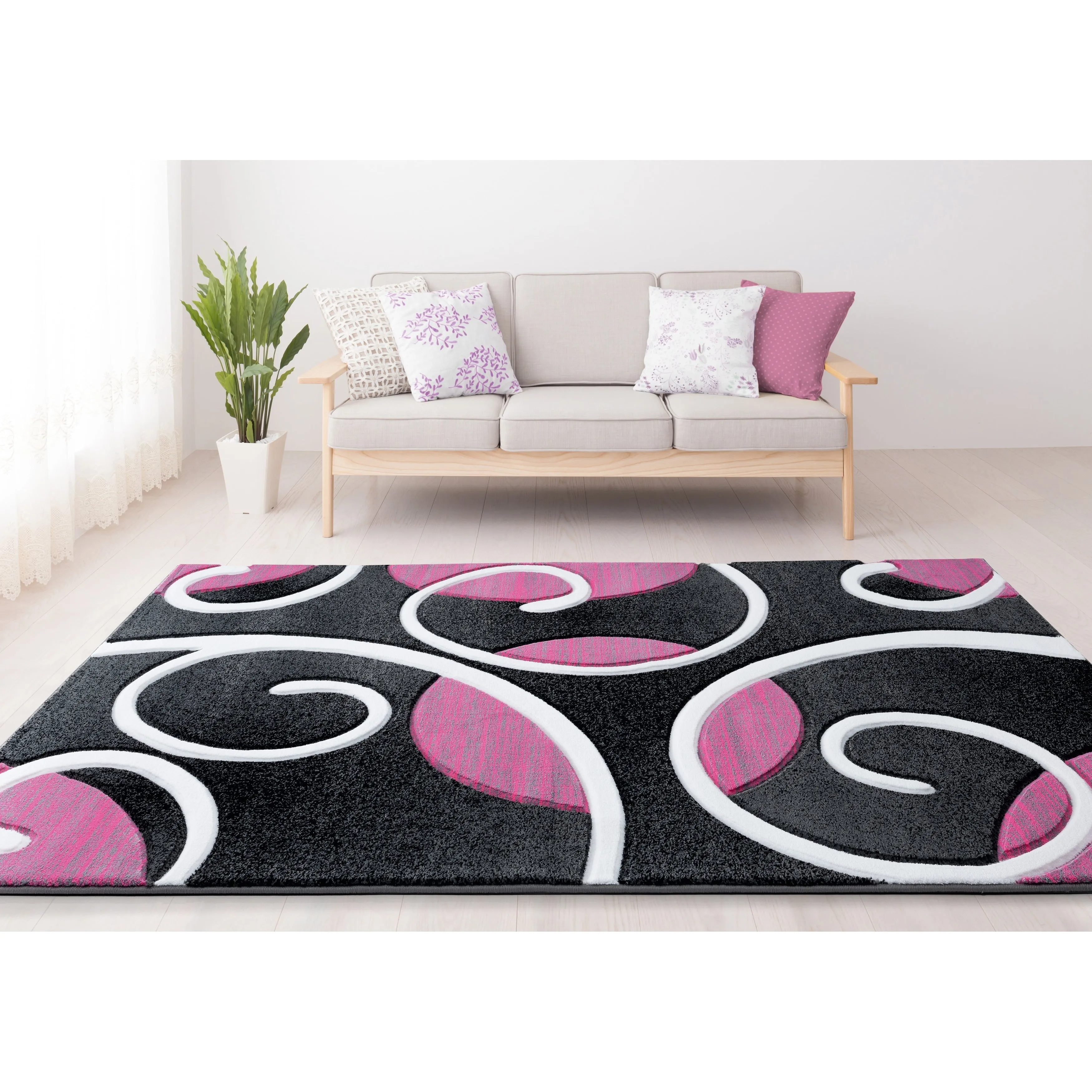 Porch & Den Damascus Hand-Carved Area Rug