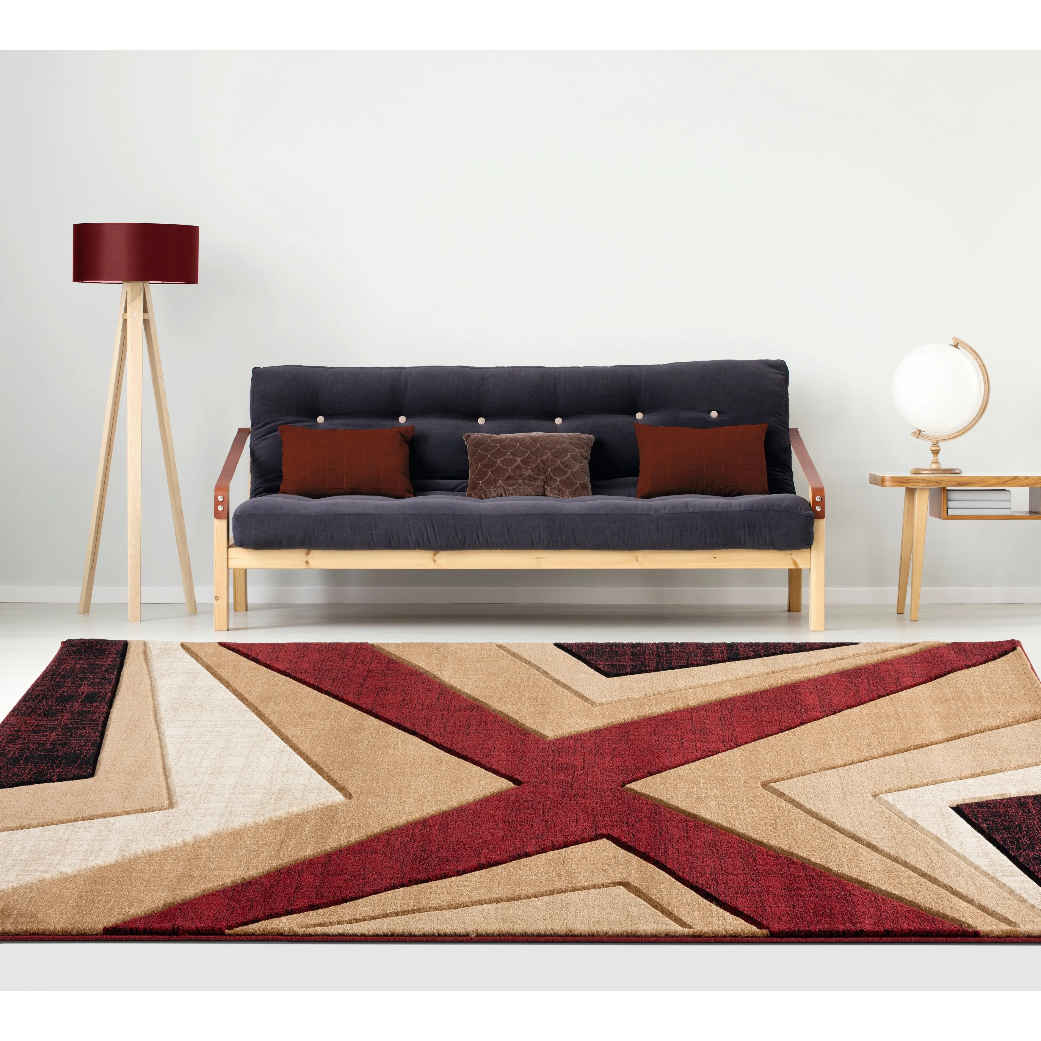 Porch & Den Darnielle Hand-Carved Area Rug