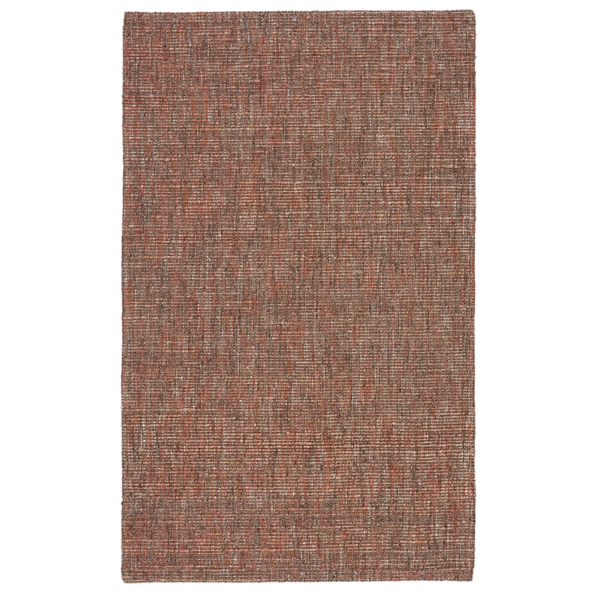 Porch & Den De Baca Natural Solid Wool-blend Area Rug