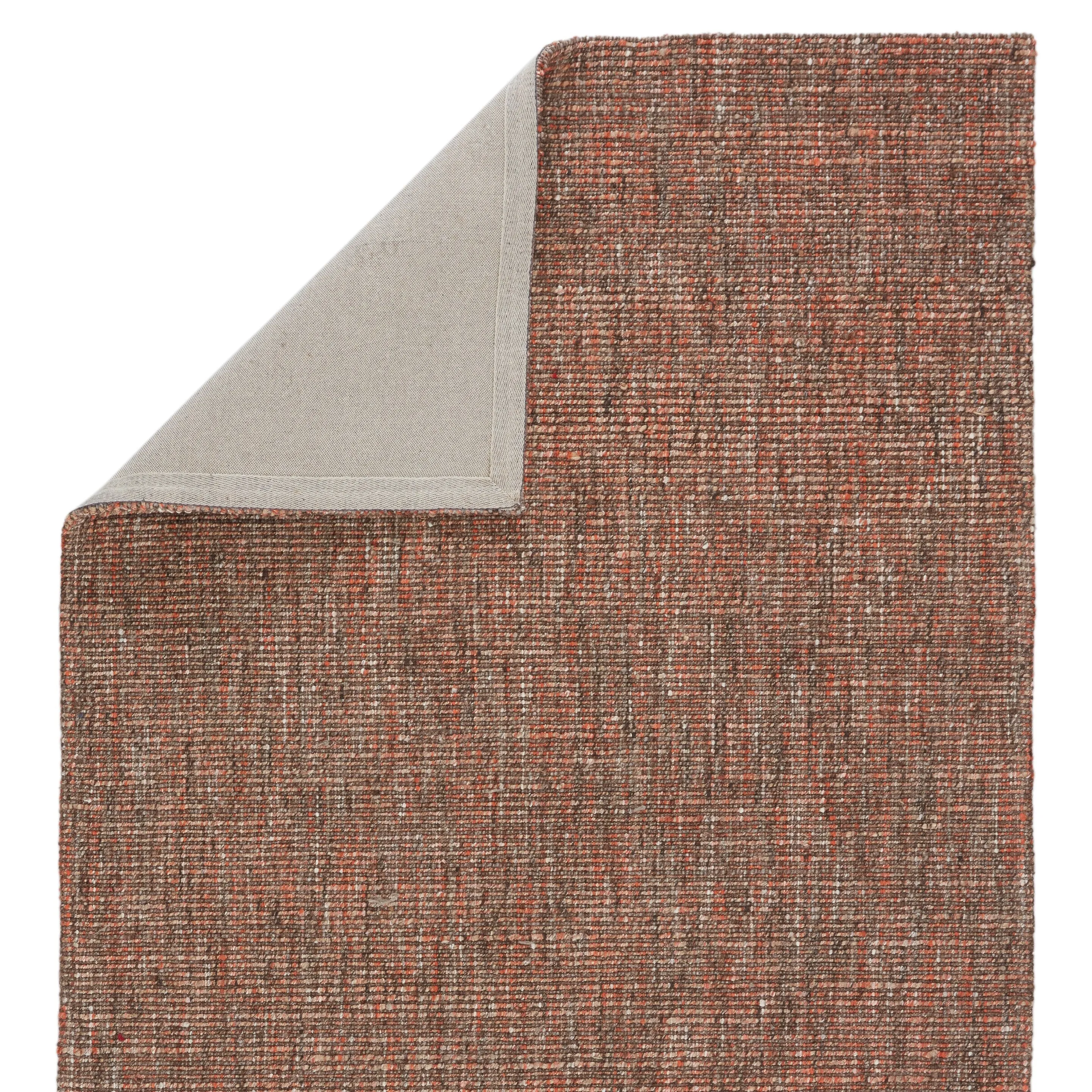 Porch & Den De Baca Natural Solid Wool-blend Area Rug