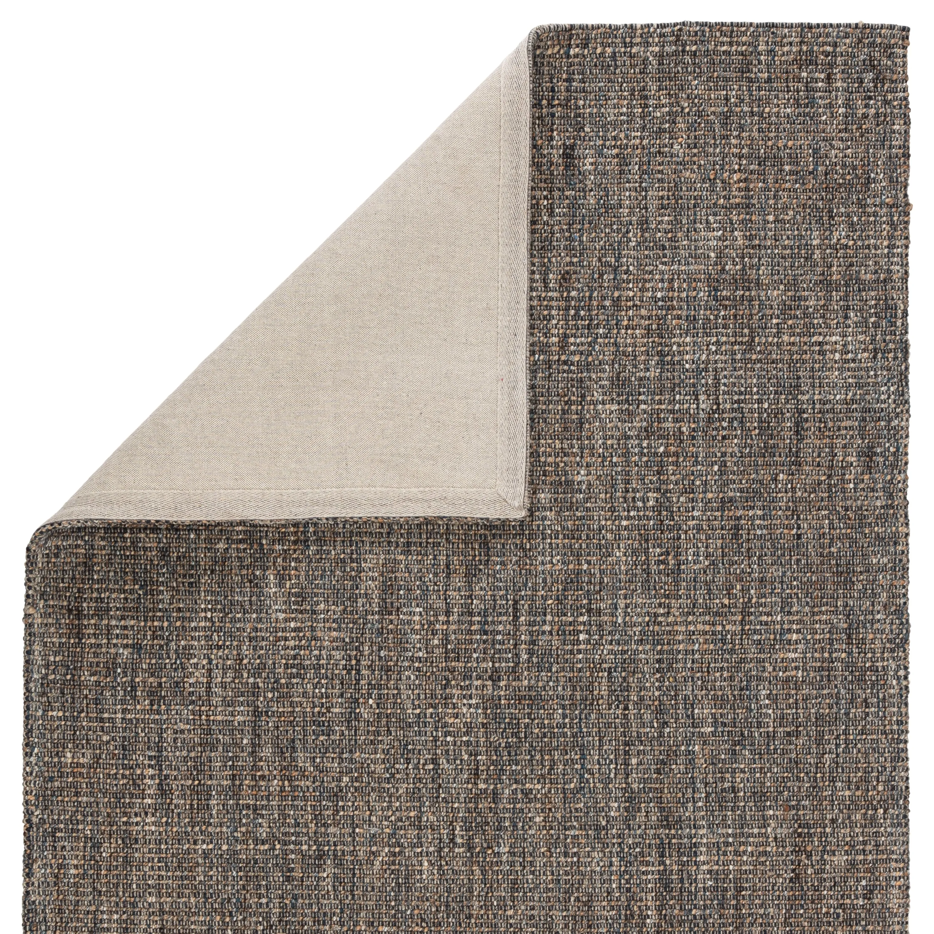 Porch & Den De Baca Natural Solid Wool-blend Area Rug
