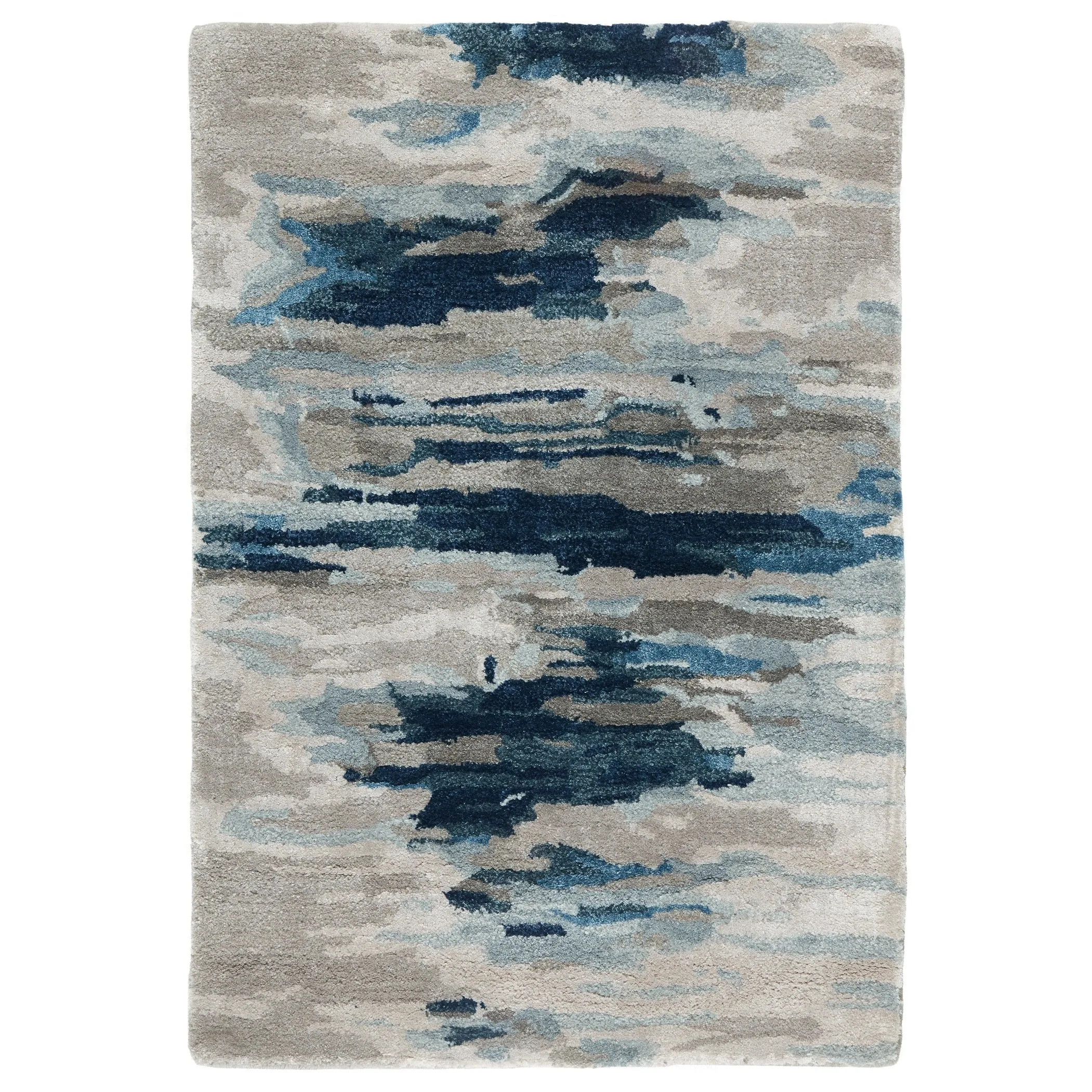 Porch & Den Dillon Handmade Abstract Pattern Wool-blend Area Rug