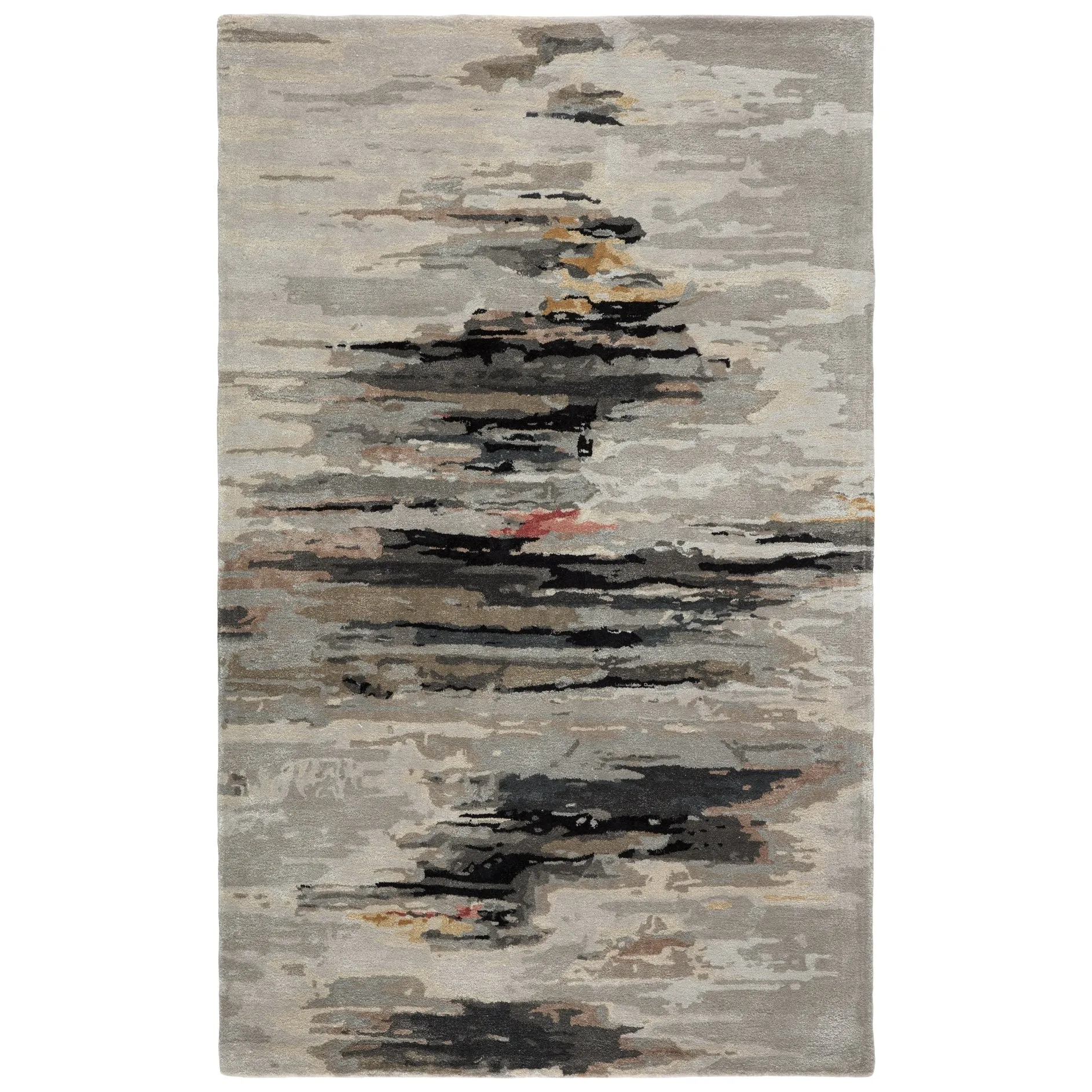 Porch & Den Dillon Handmade Abstract Pattern Wool-blend Area Rug