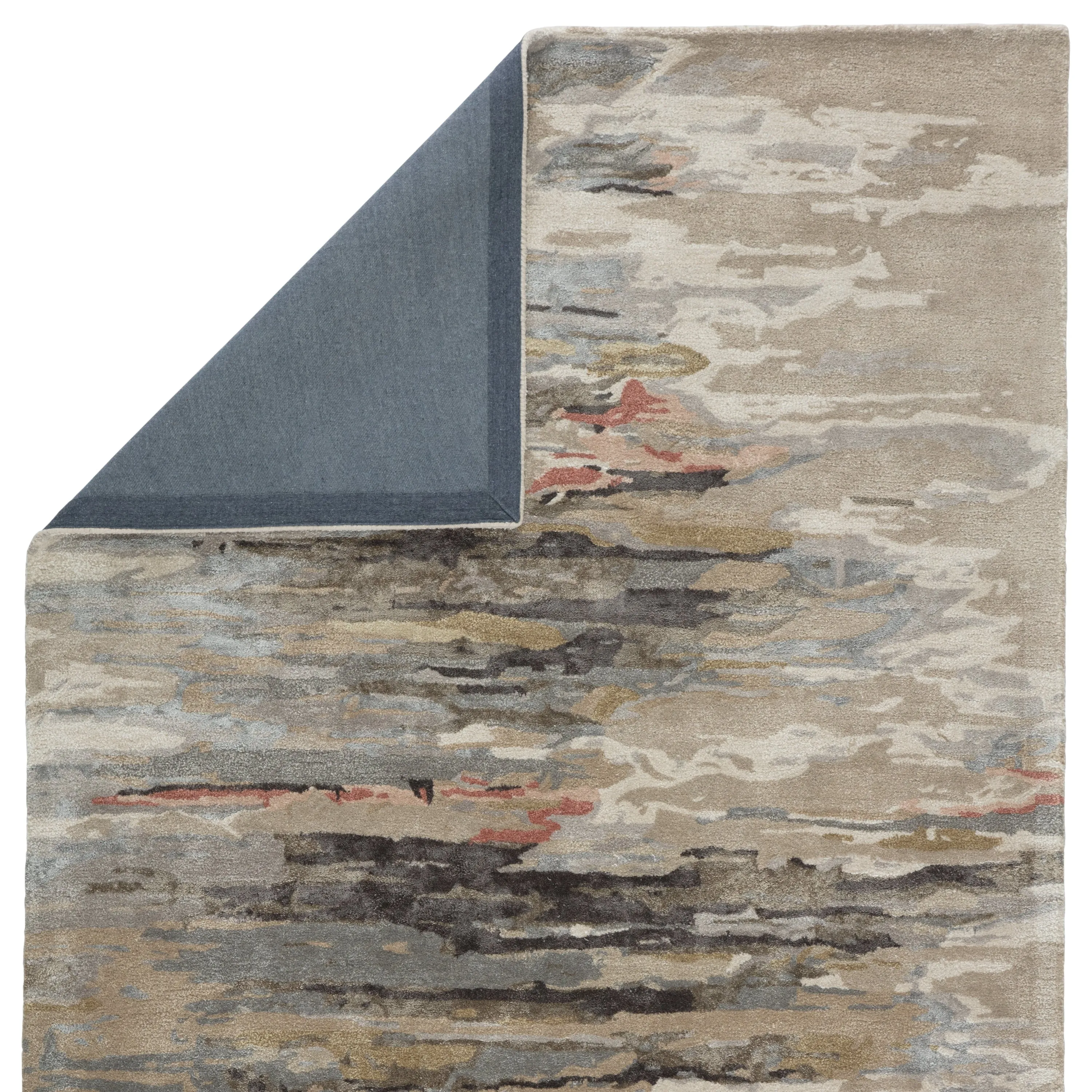 Porch & Den Dillon Handmade Abstract Pattern Wool-blend Area Rug