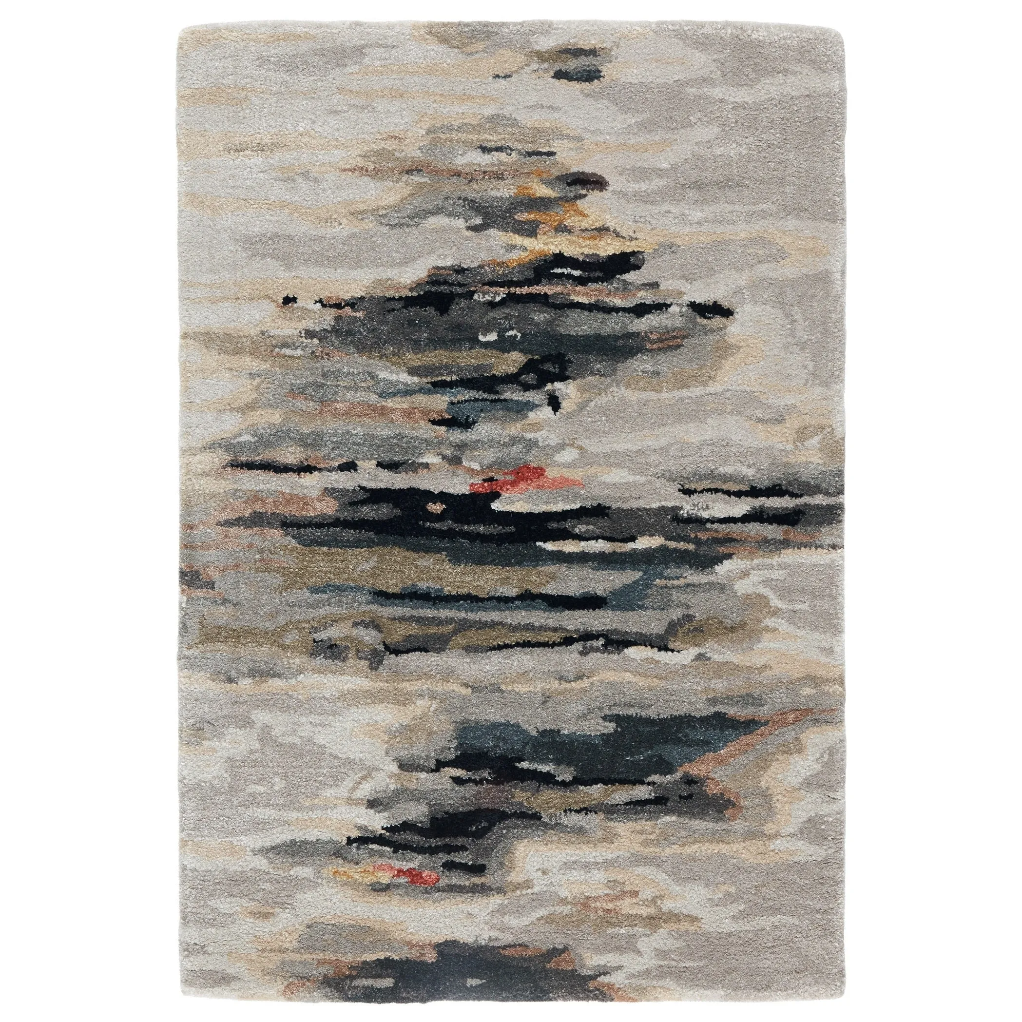 Porch & Den Dillon Handmade Abstract Pattern Wool-blend Area Rug