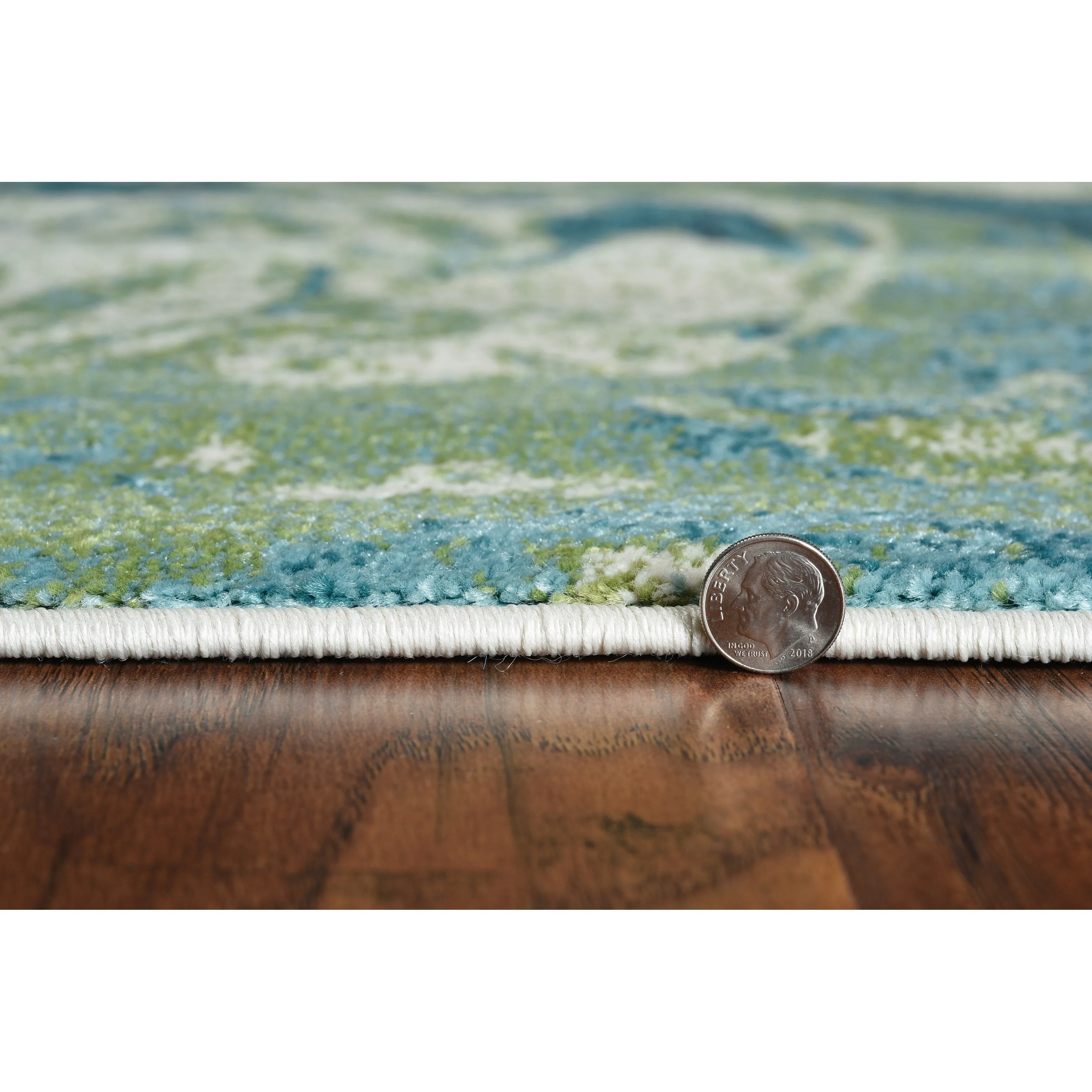 Porch & Den Hamlet Abstract Marbled Area Rug