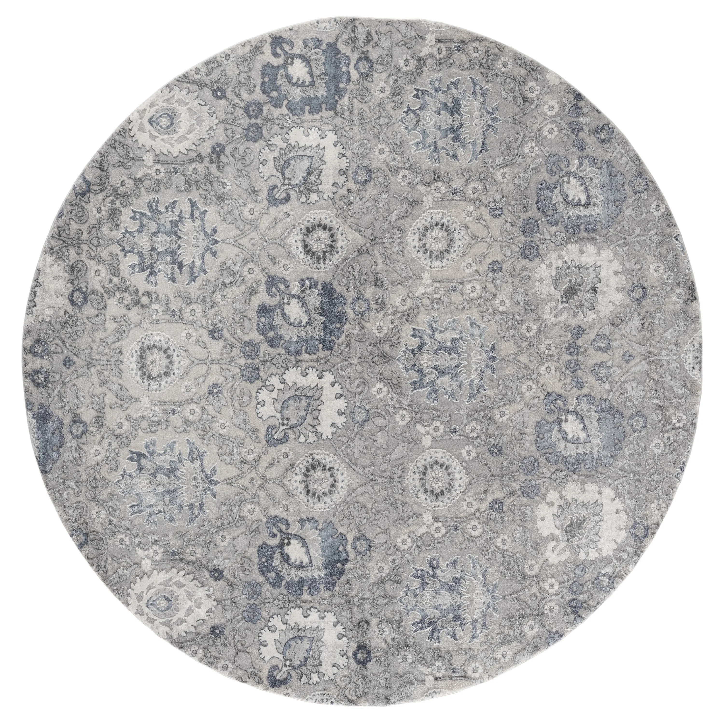 Porch & Den Rich Hi-low Floral Area Rug