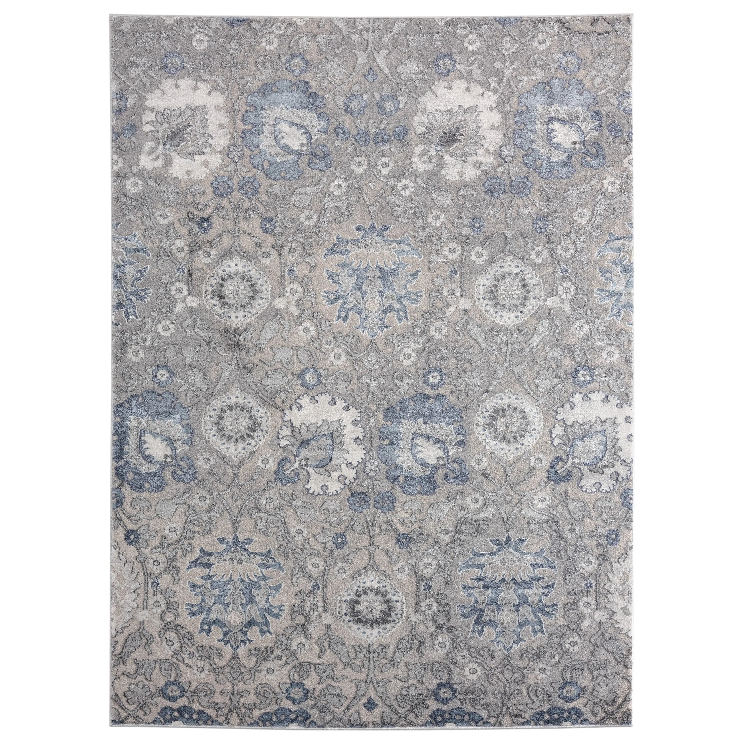 Porch & Den Rich Hi-low Floral Area Rug
