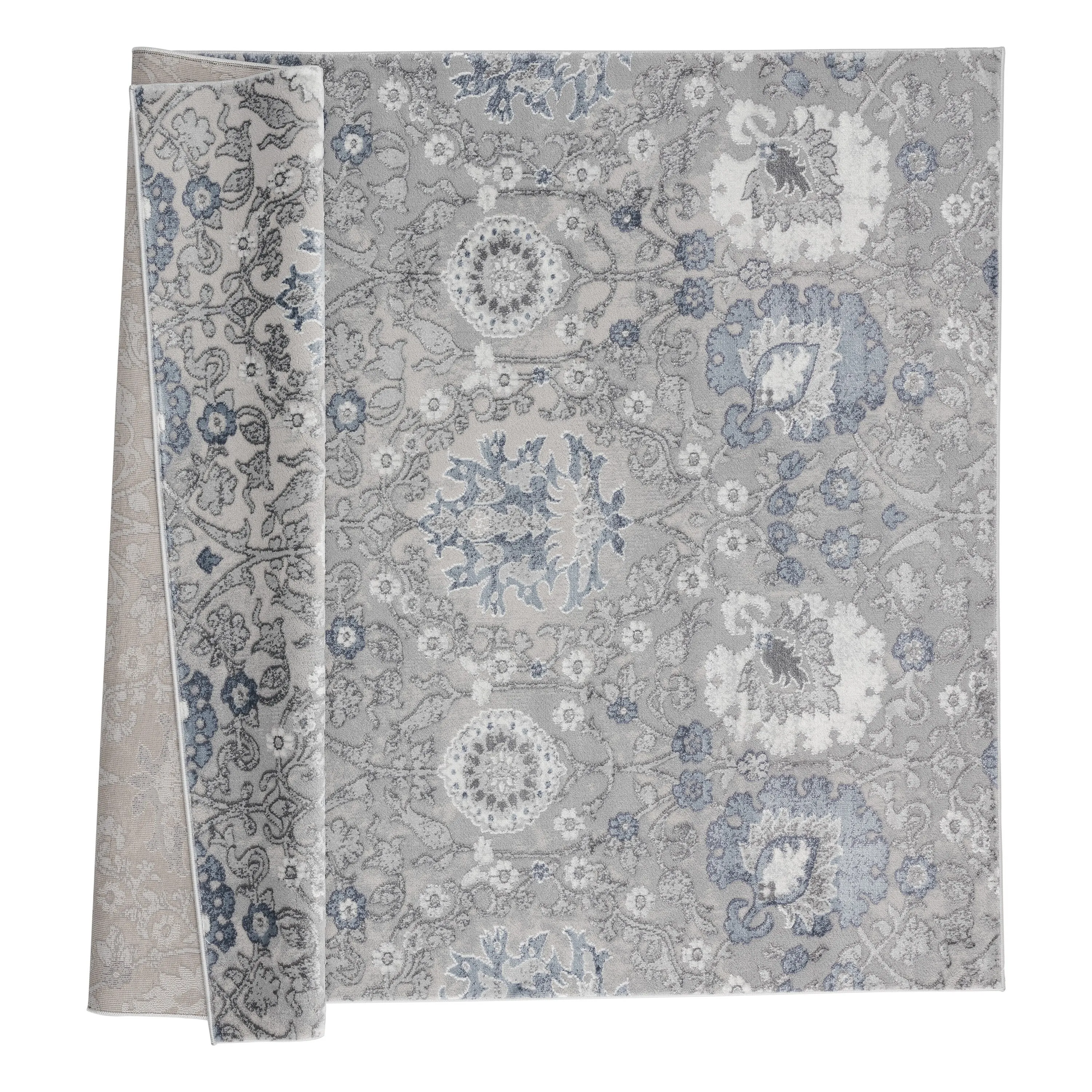 Porch & Den Rich Hi-low Floral Area Rug