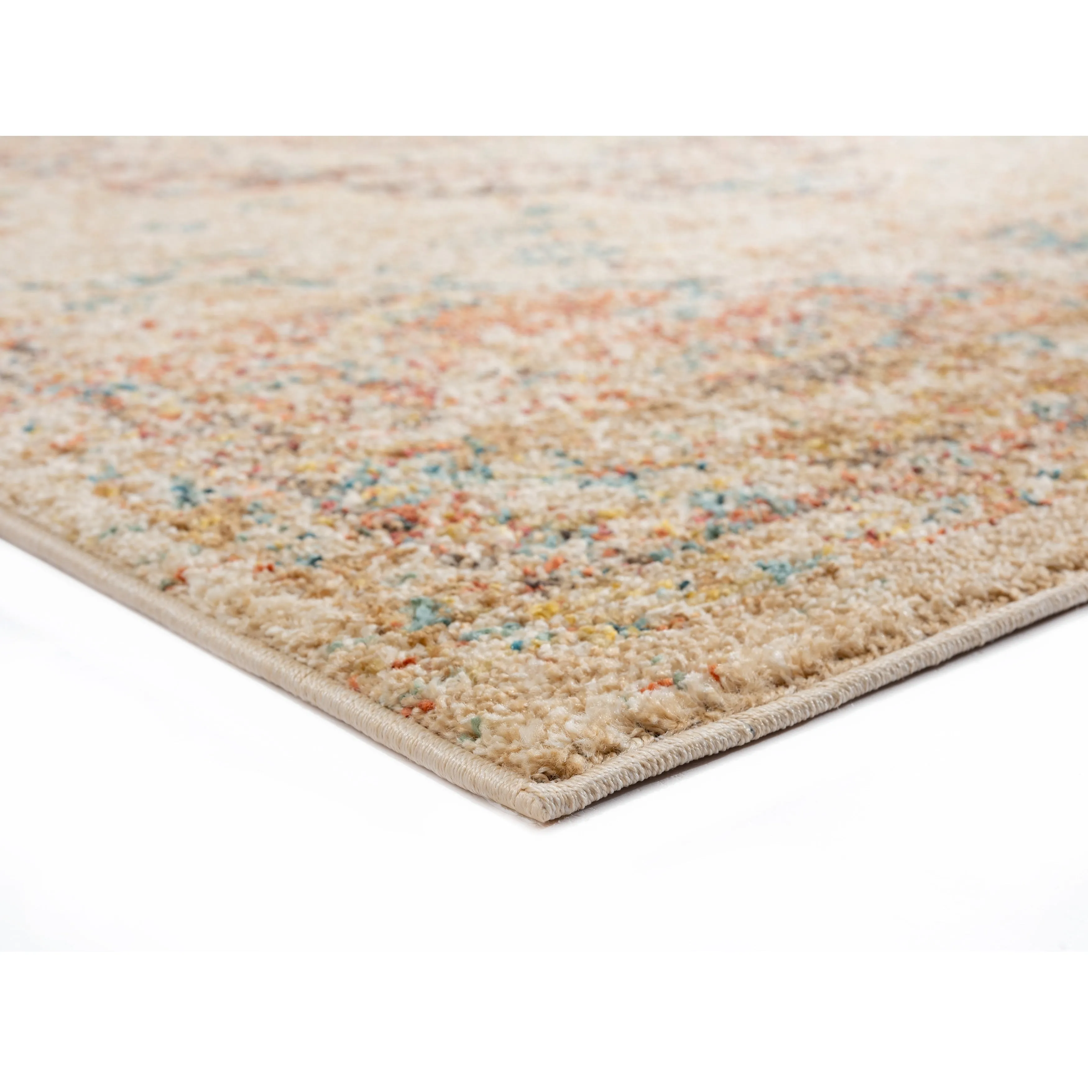 Porch & Den Stickney Distressed Medallion Pattern Area Rug