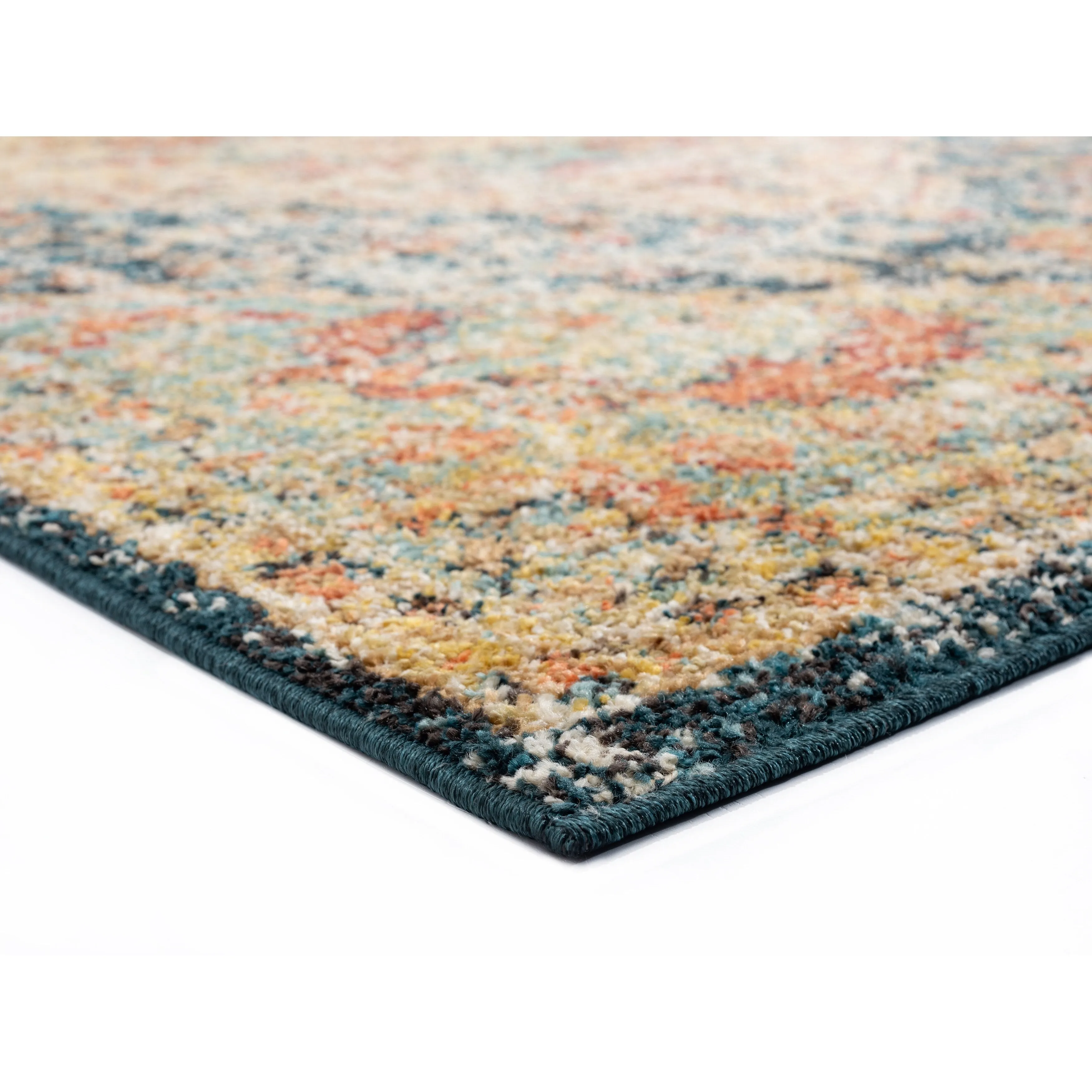 Porch & Den Stickney Distressed Medallion Pattern Area Rug
