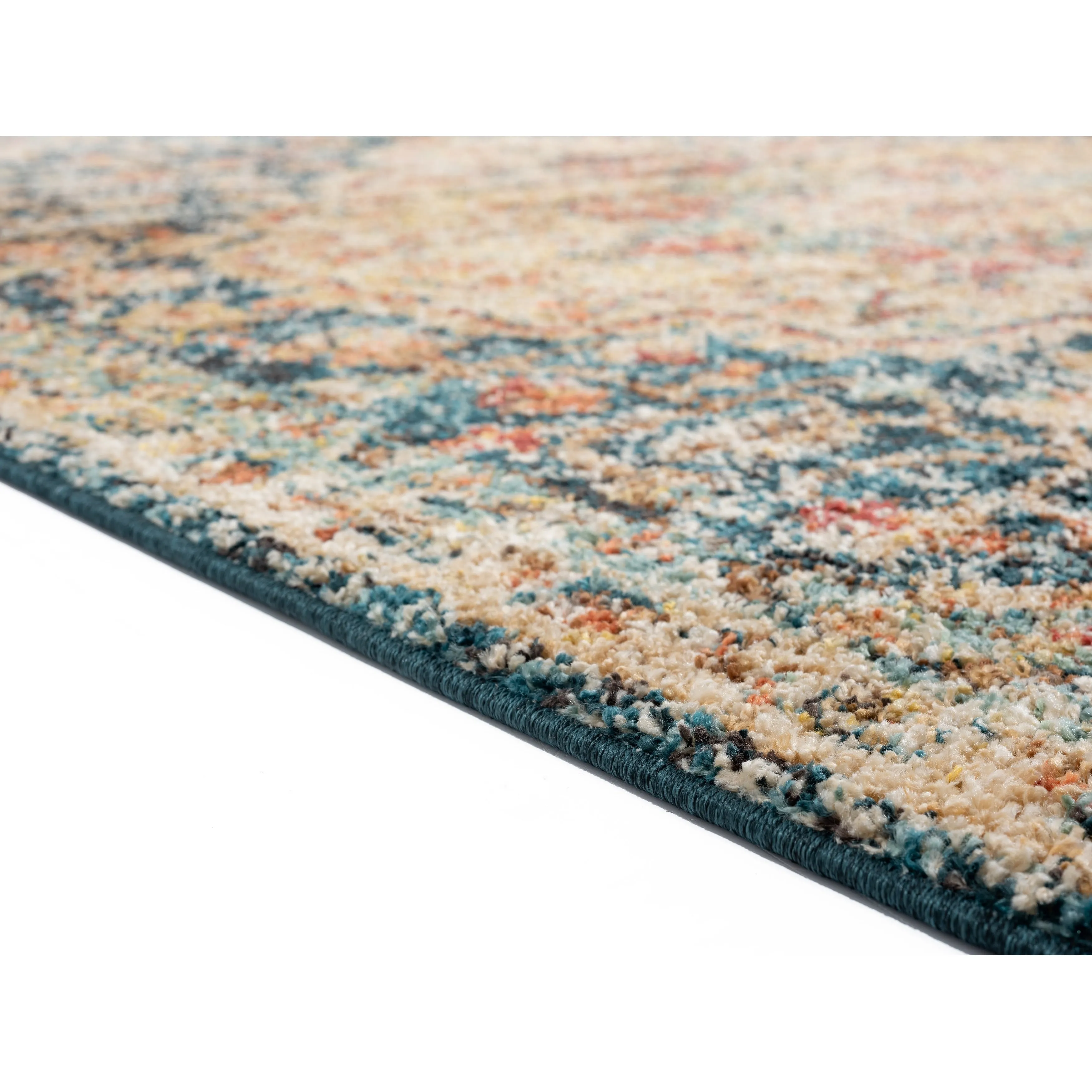 Porch & Den Stickney Distressed Medallion Pattern Area Rug
