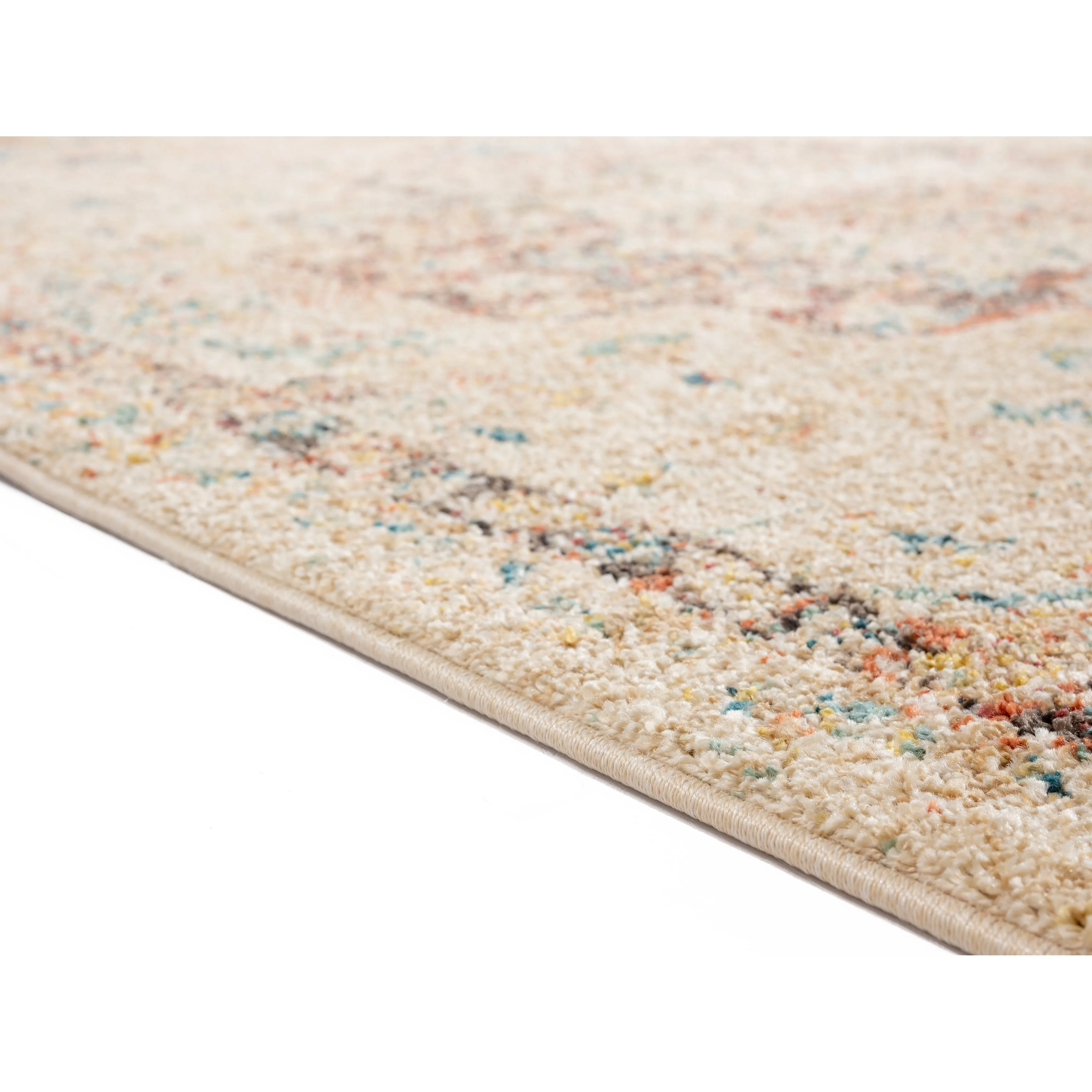 Porch & Den Stickney Distressed Medallion Pattern Area Rug