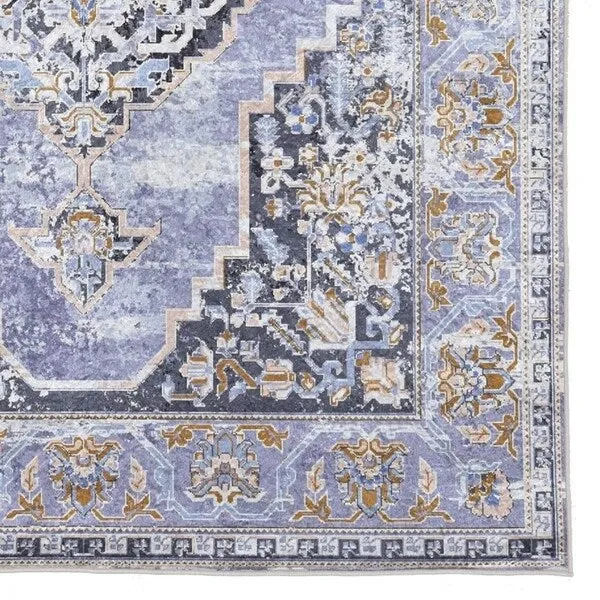 Porch & Den Toelle Distressed Medallion Pattern Area Rug