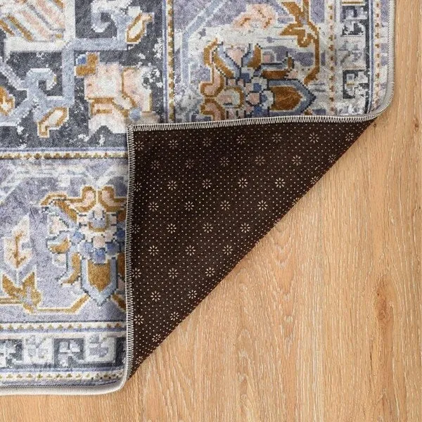 Porch & Den Toelle Distressed Medallion Pattern Area Rug