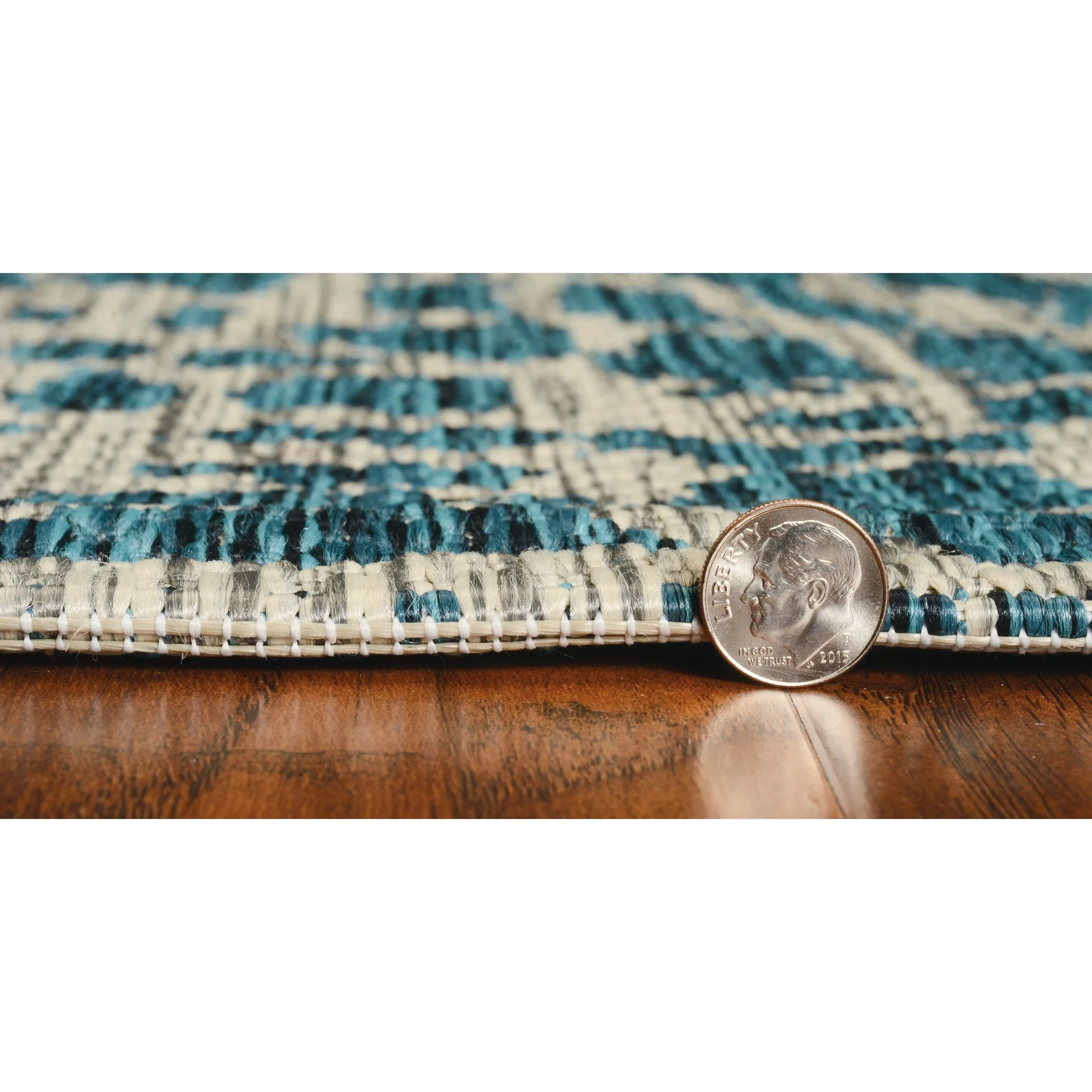 Porch & Den Valiant Teal Safari Area Rug