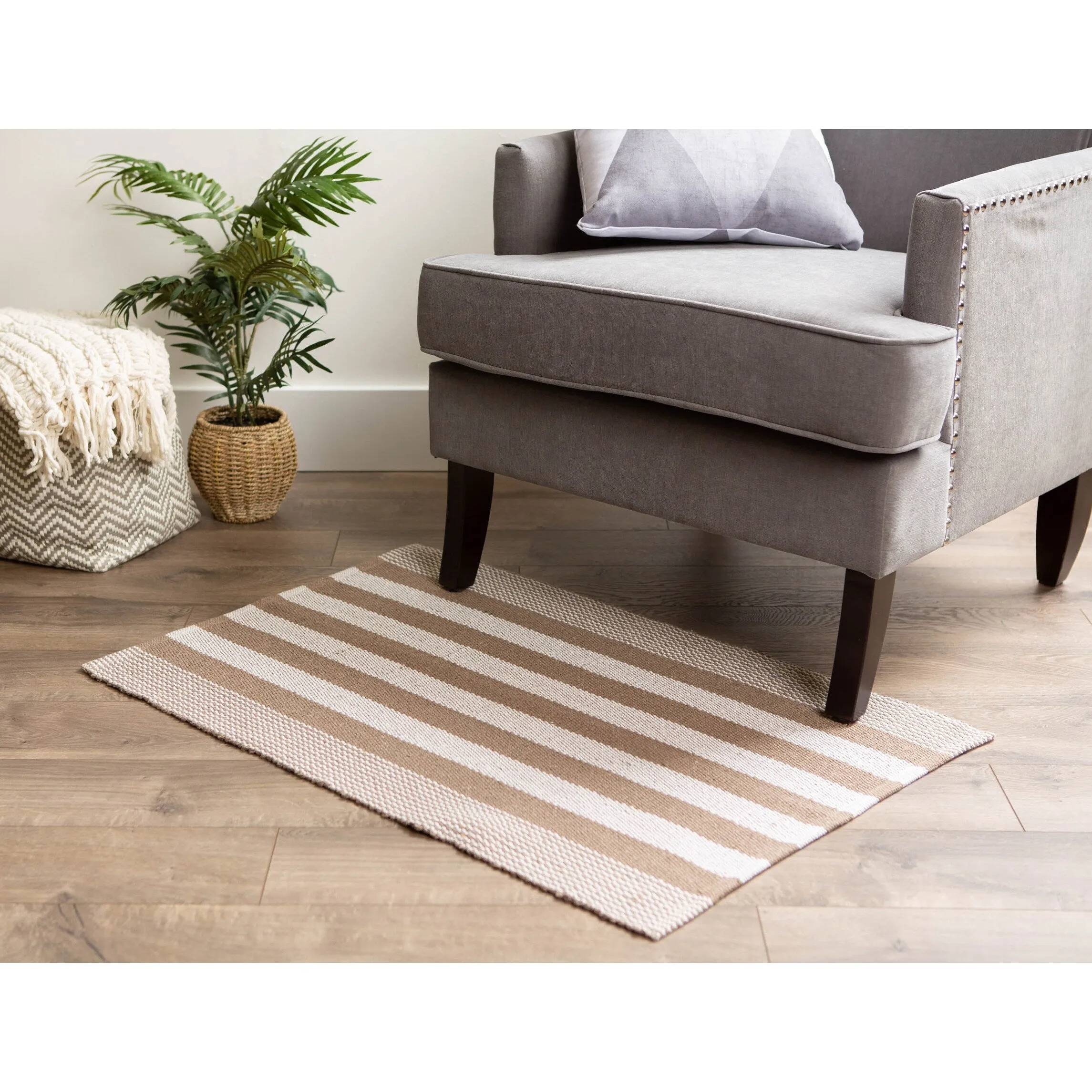 Porch & Den Windhill Recycled Yarn/Rag Rug - 2x3