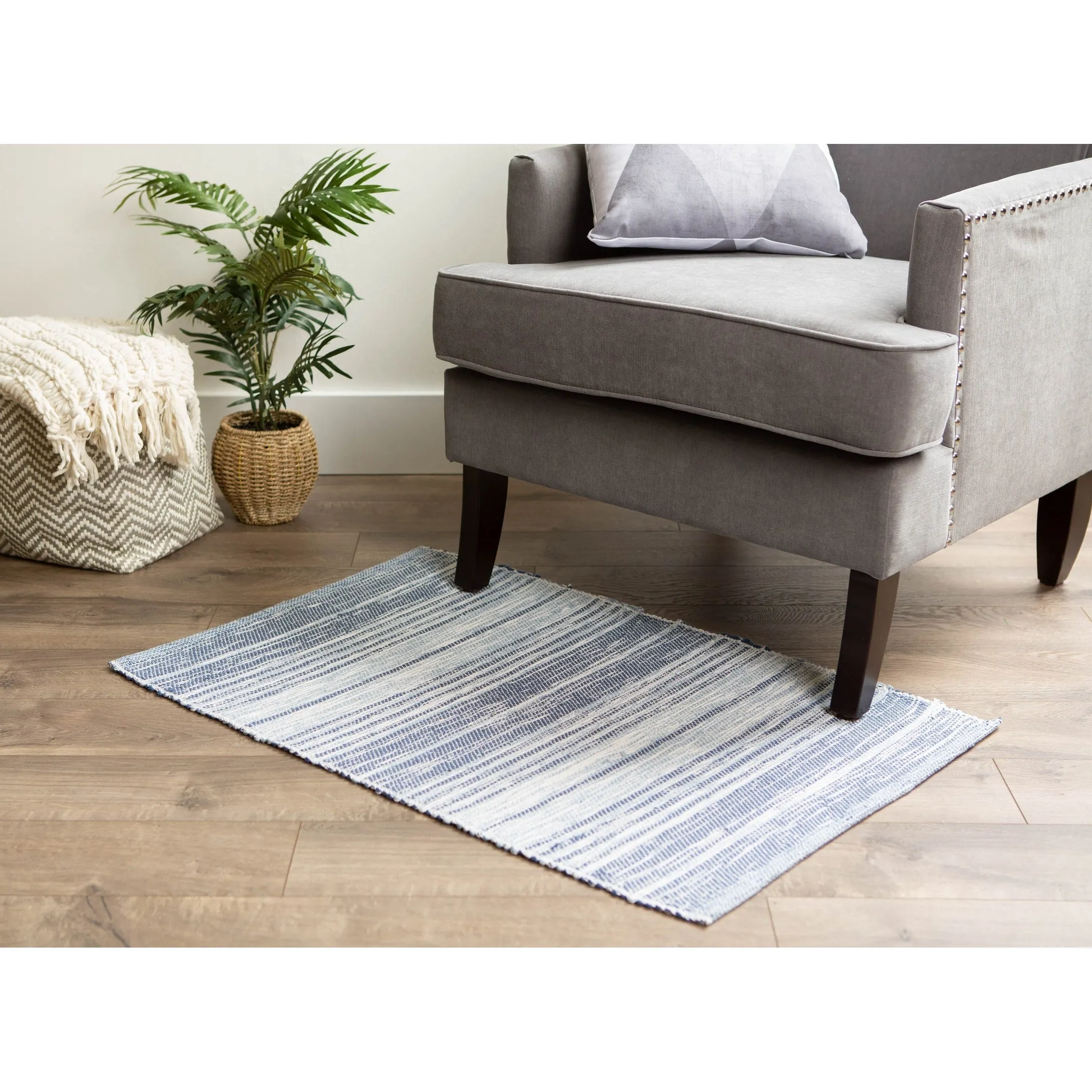 Porch & Den Windhill Recycled Yarn/Rag Rug - 2x3