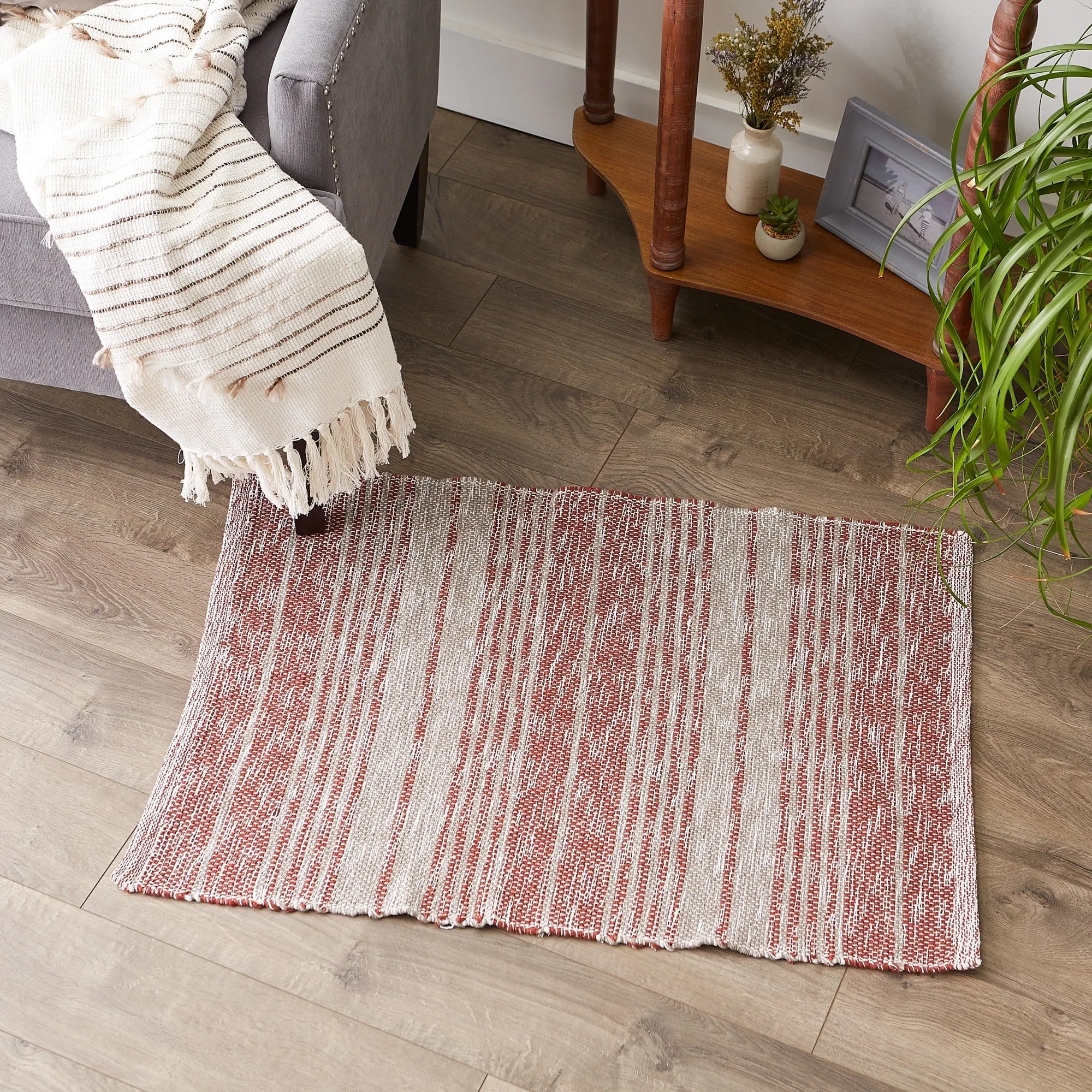 Porch & Den Windhill Recycled Yarn/Rag Rug - 2x3
