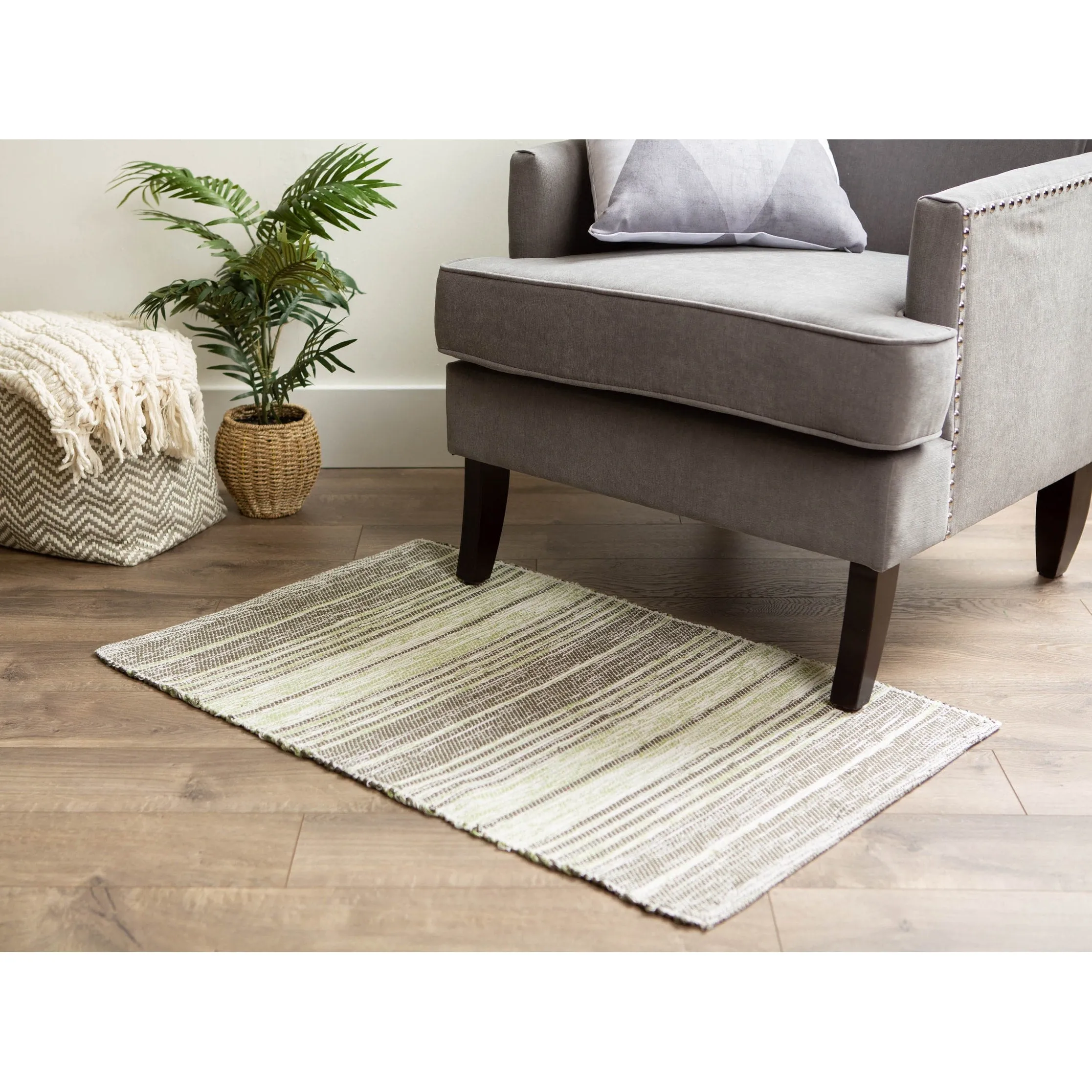 Porch & Den Windhill Recycled Yarn/Rag Rug - 2x3