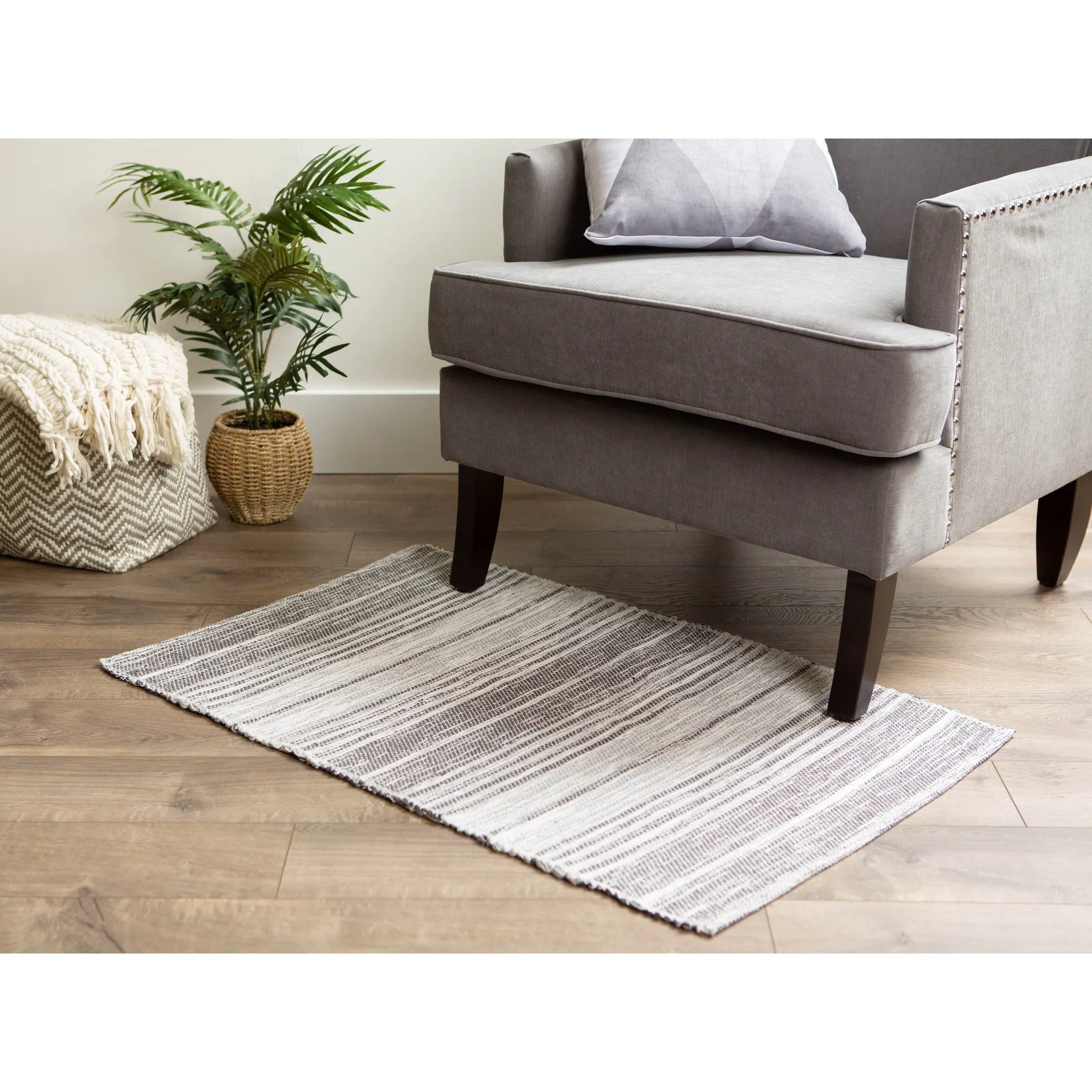 Porch & Den Windhill Recycled Yarn/Rag Rug - 2x3
