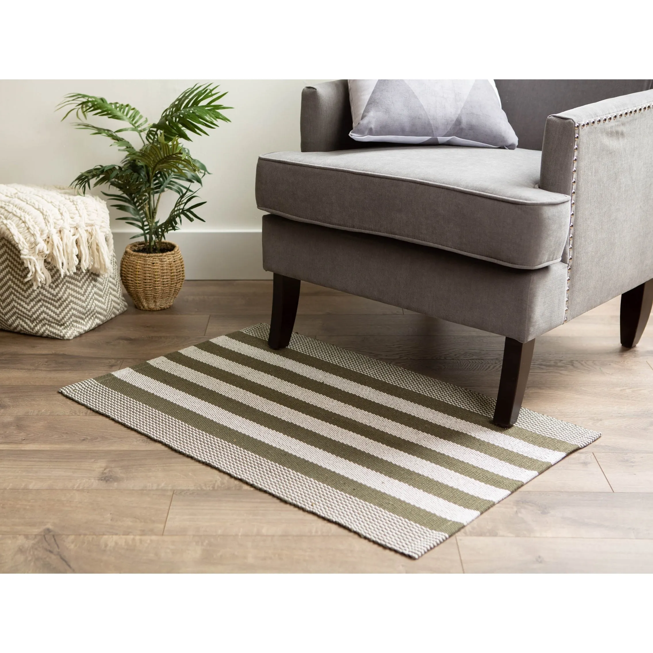 Porch & Den Windhill Recycled Yarn/Rag Rug - 2x3