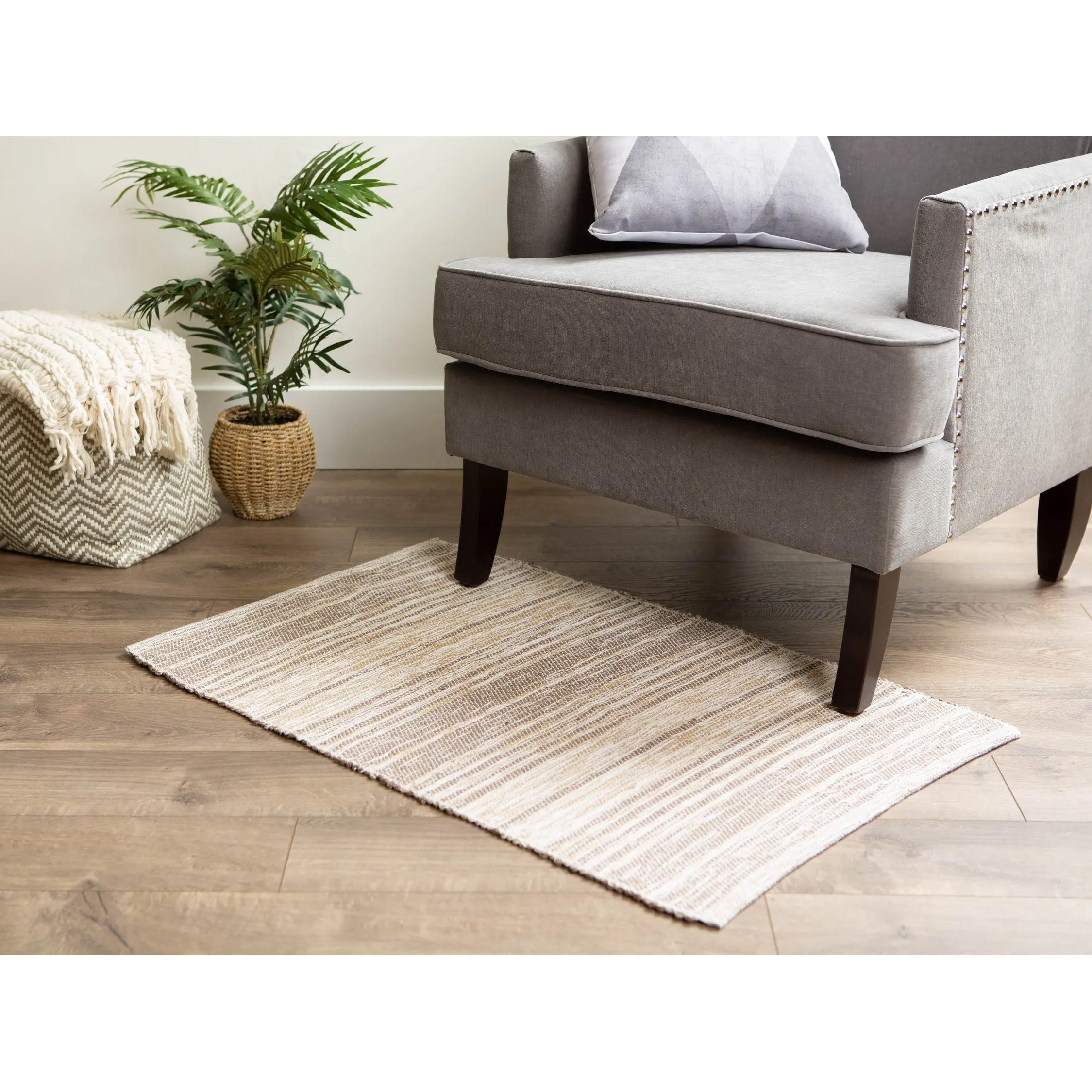 Porch & Den Windhill Recycled Yarn/Rag Rug - 2x3