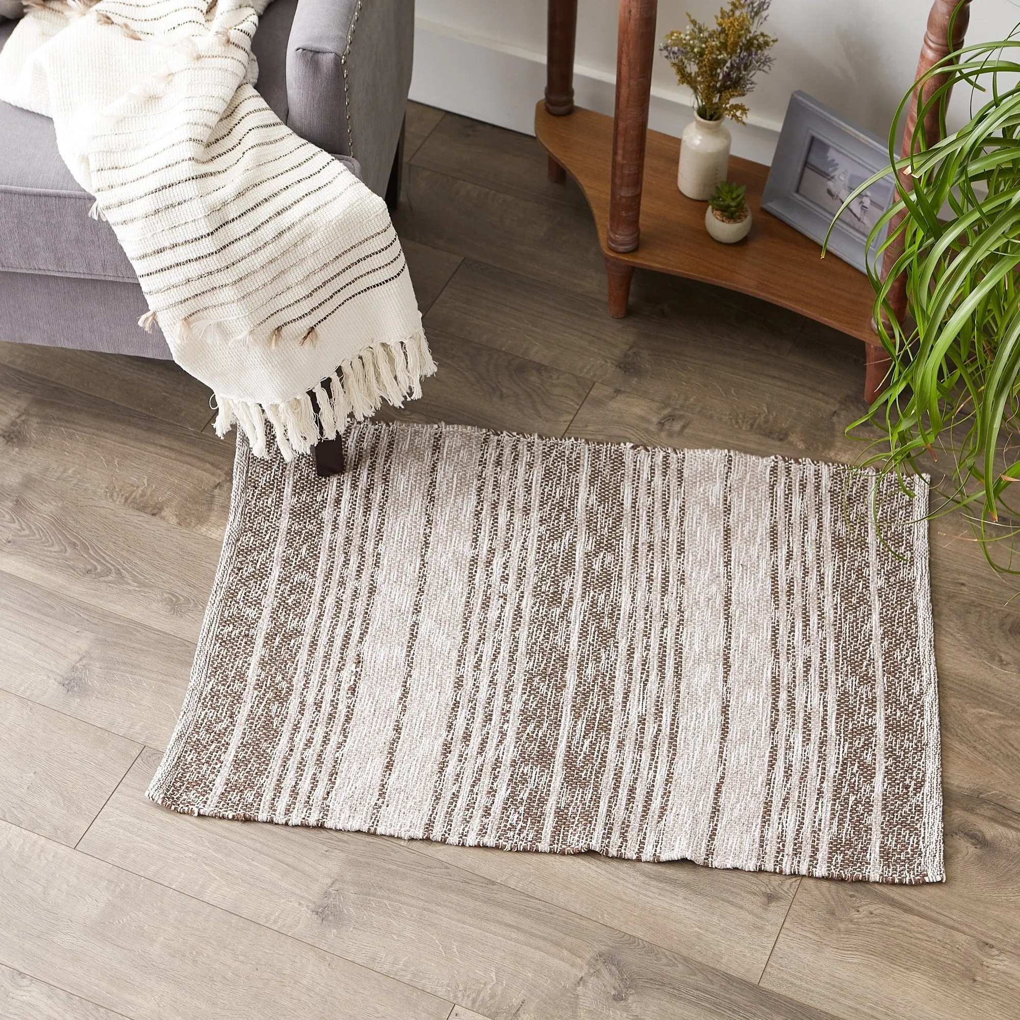Porch & Den Windhill Recycled Yarn/Rag Rug - 2x3