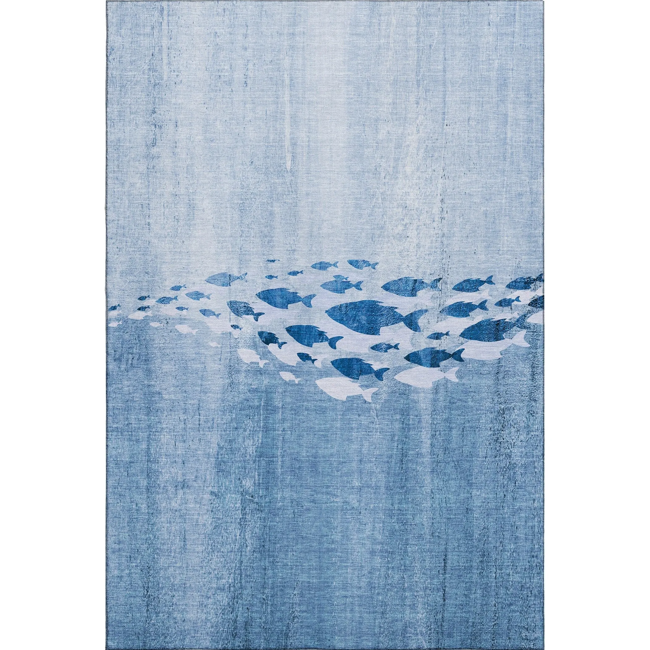 Premium Washable Super Modern Fish Soft Mayfield Rug