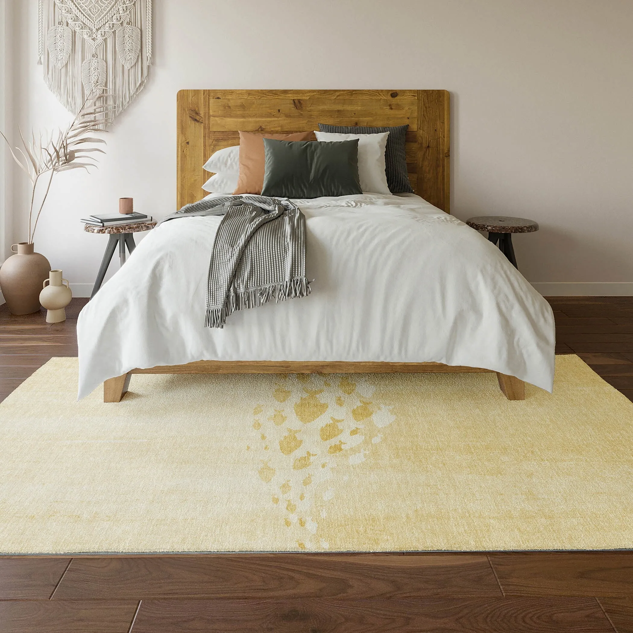 Premium Washable Super Modern Fish Soft Mayfield Rug