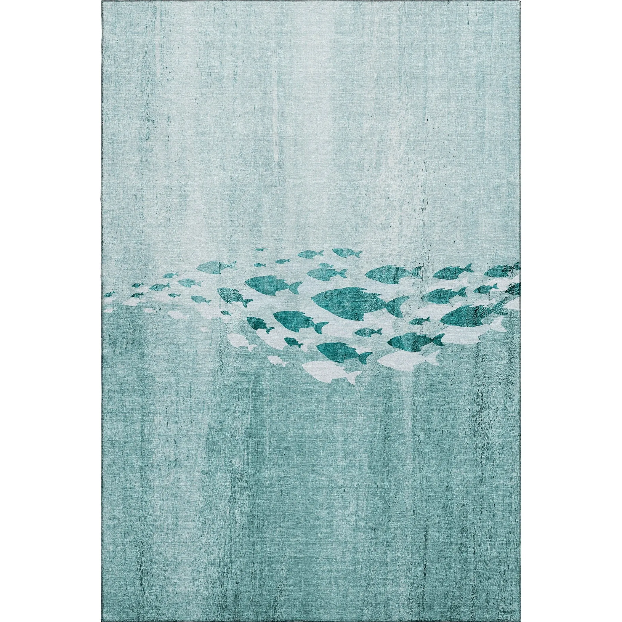 Premium Washable Super Modern Fish Soft Mayfield Rug