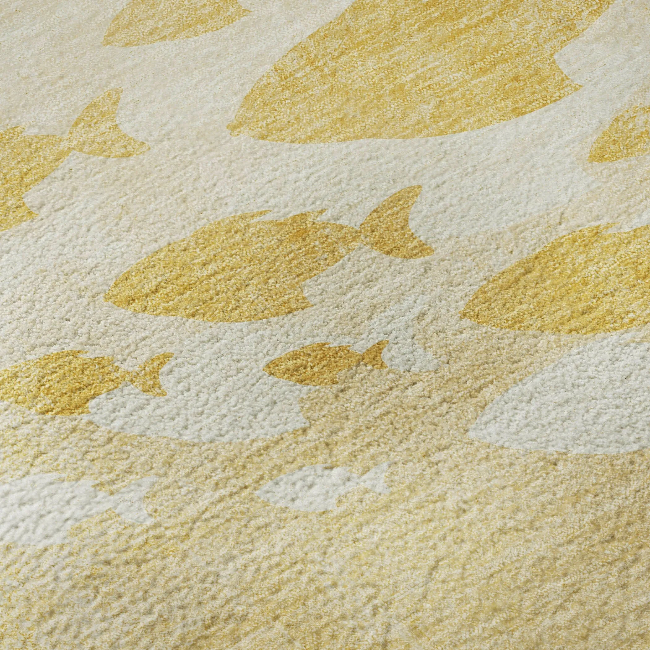 Premium Washable Super Modern Fish Soft Mayfield Rug